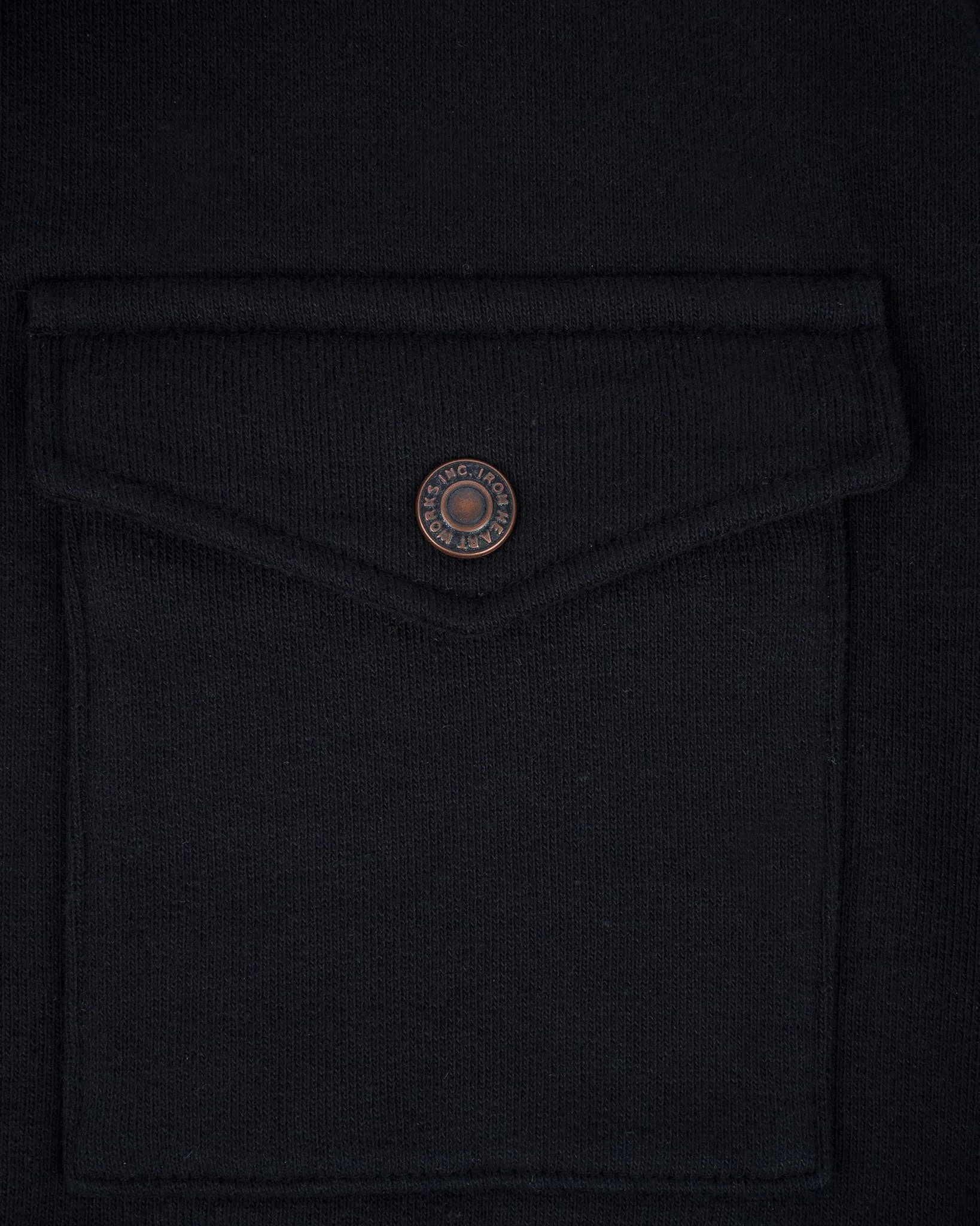 14oz Ultra Heavyweight Loopwheel Sweater Jacket - Black