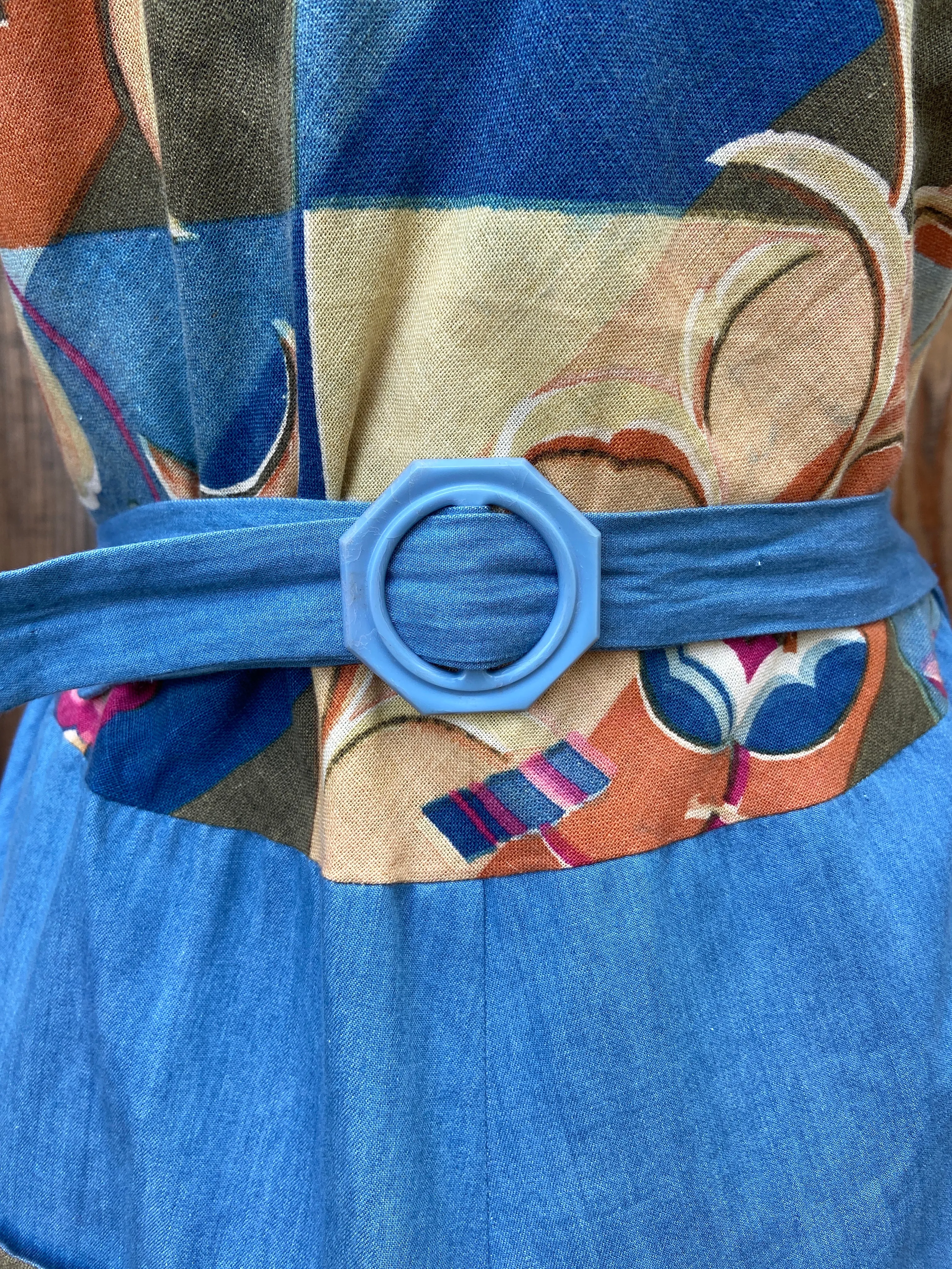 1930s Style Handmade Chambray Beach Pajamas