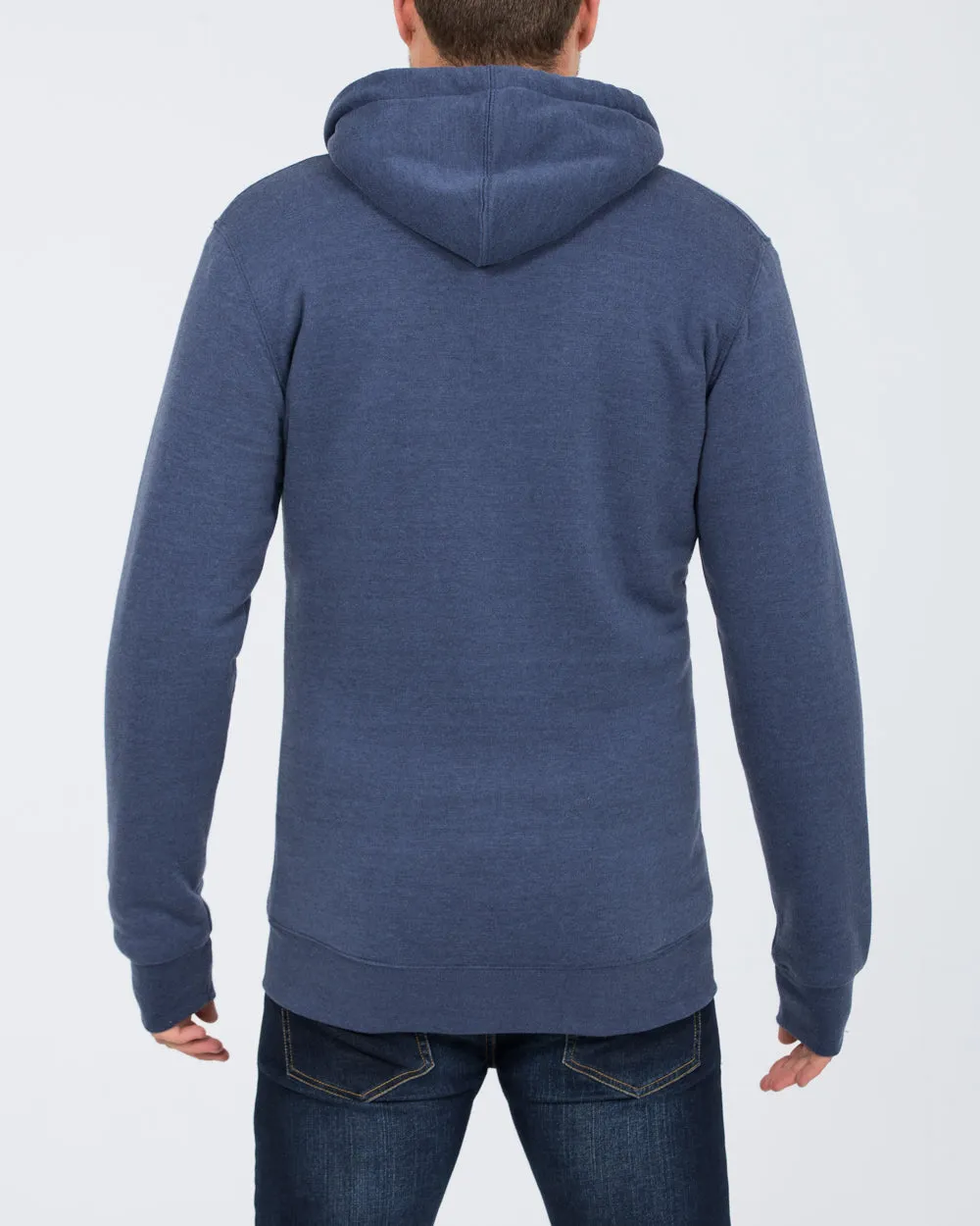 2t Sunset Zip Up Tall Sherpa Hoodie (royal blue)