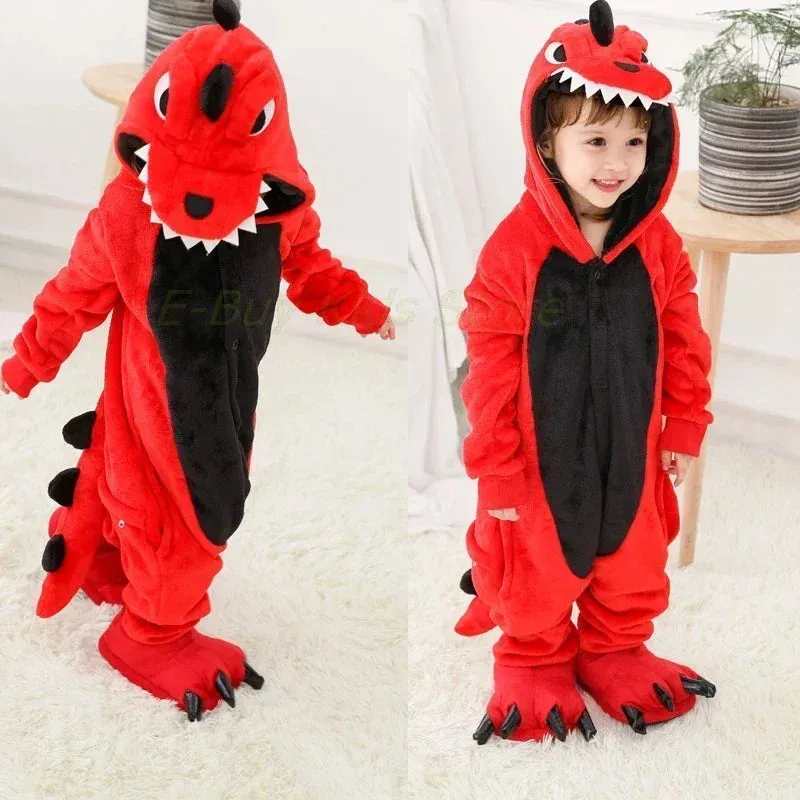 4 8 10 12 14 16 Years Girls Purple Pink Jumpsuits Unicorn Pajamas Kigurumi Toddler Kids Hooded Flannel Home Wear Children Onesie