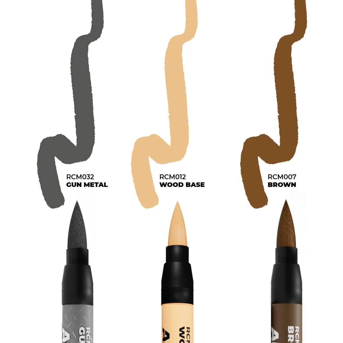 AK Interactive Real Colors Markers Set x3 - Tools