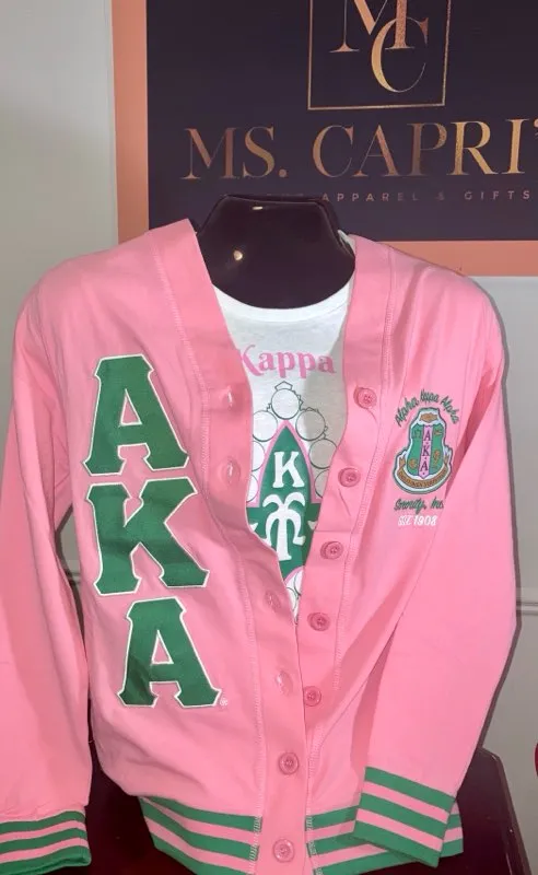 AKA Lettered Cardigan