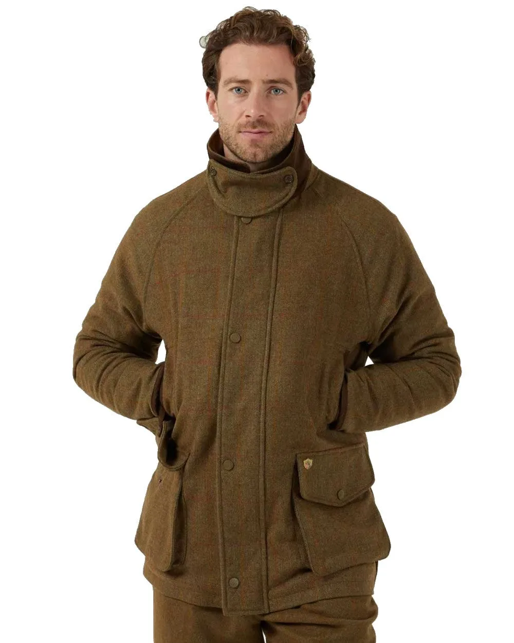 Alan Paine Combrook Tweed Waterproof Coat Clearance