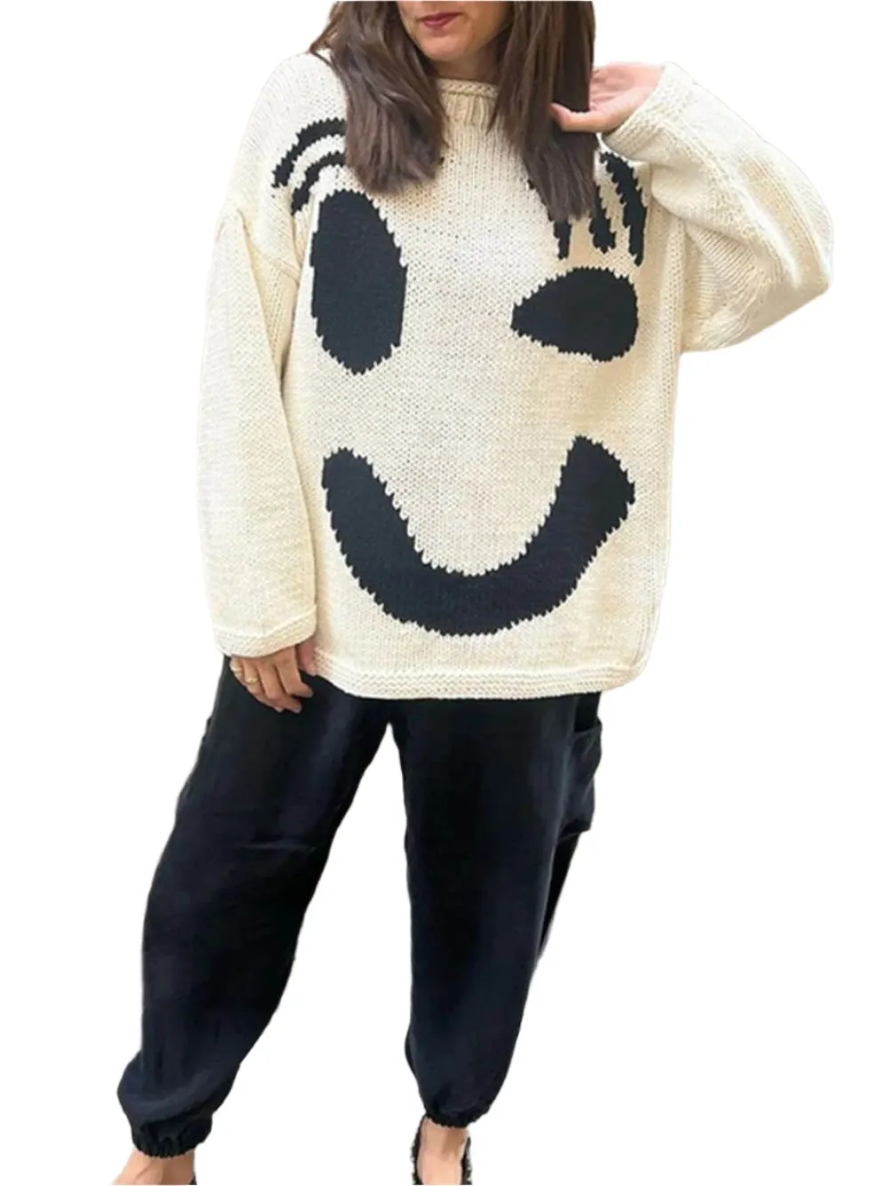Alessandra – Women's Knitted Oversized Sweater
