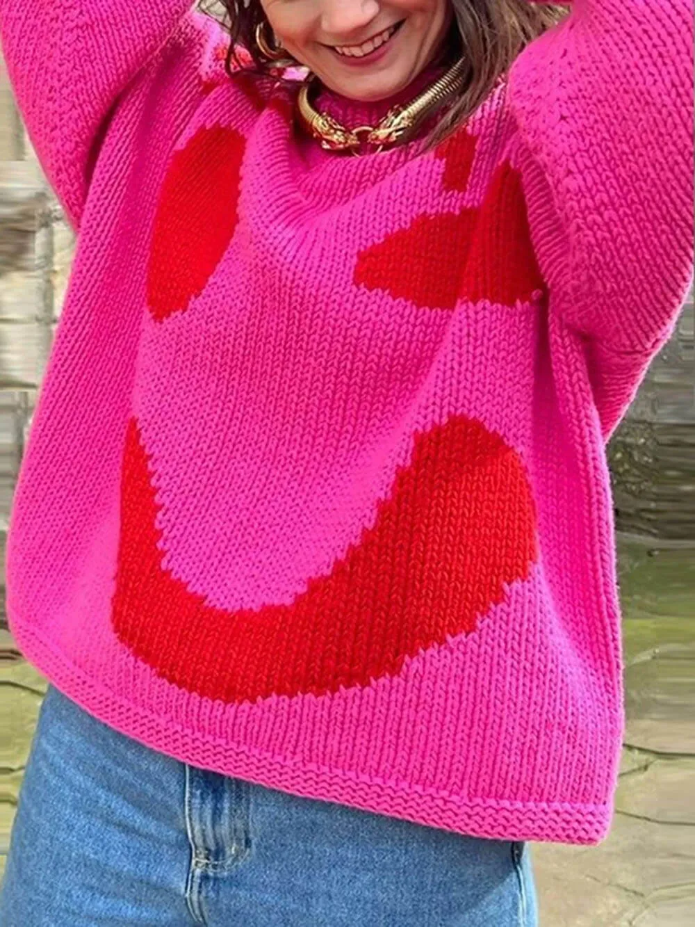 Alessandra – Women's Knitted Oversized Sweater