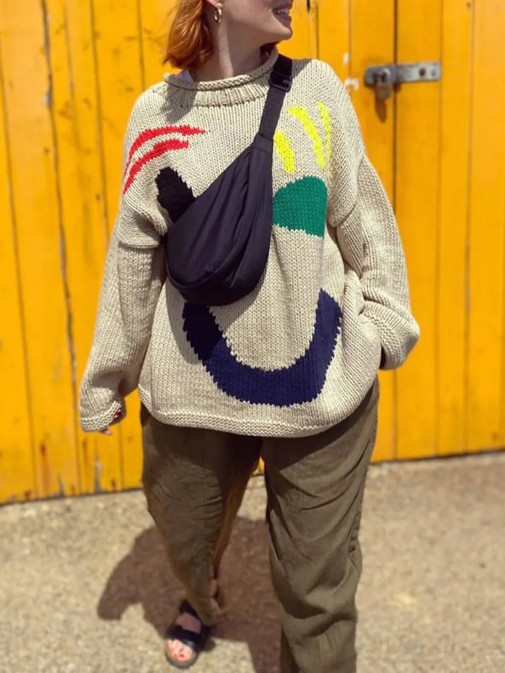Alessandra – Women's Knitted Oversized Sweater