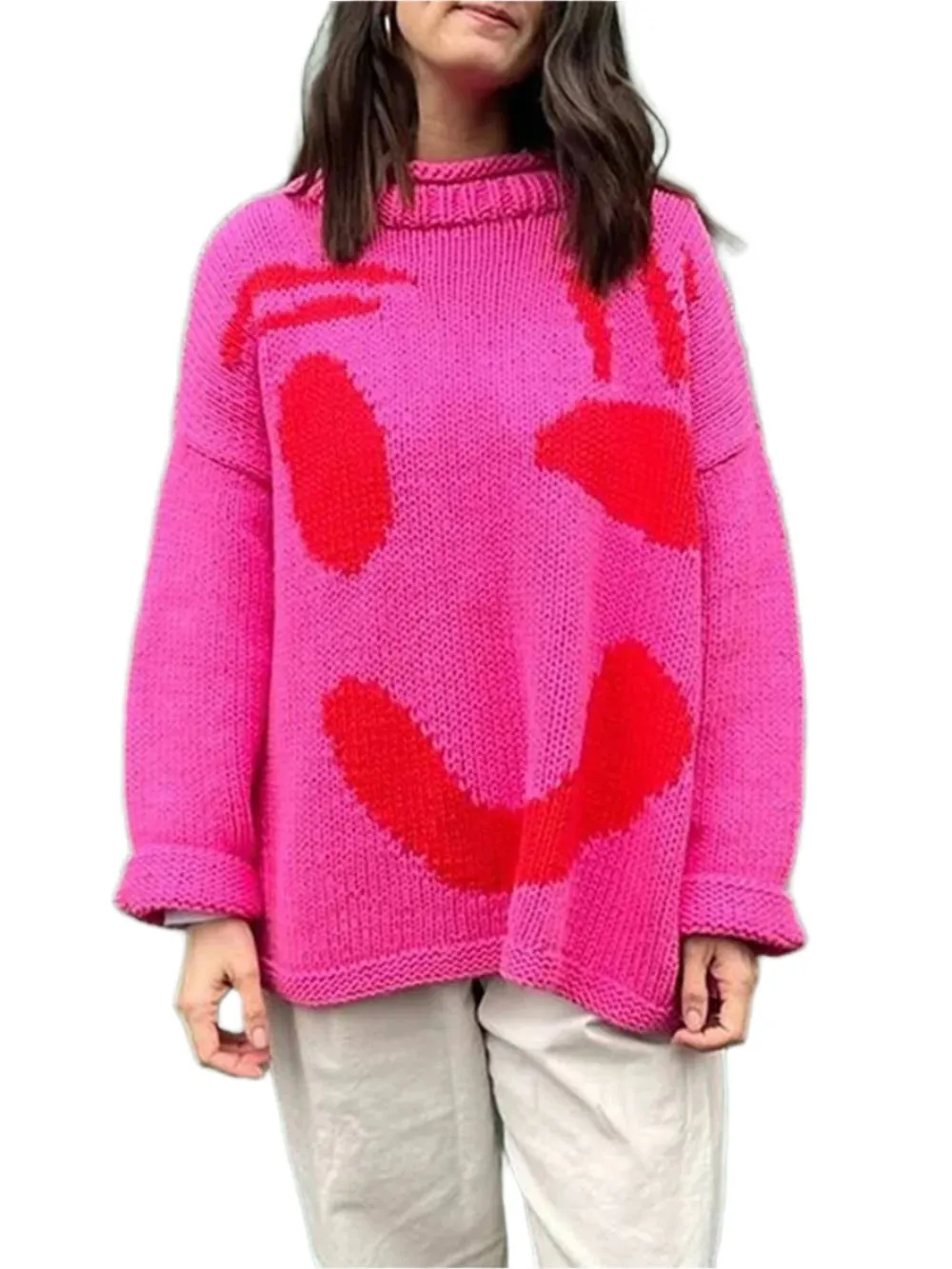 Alessandra – Women's Knitted Oversized Sweater