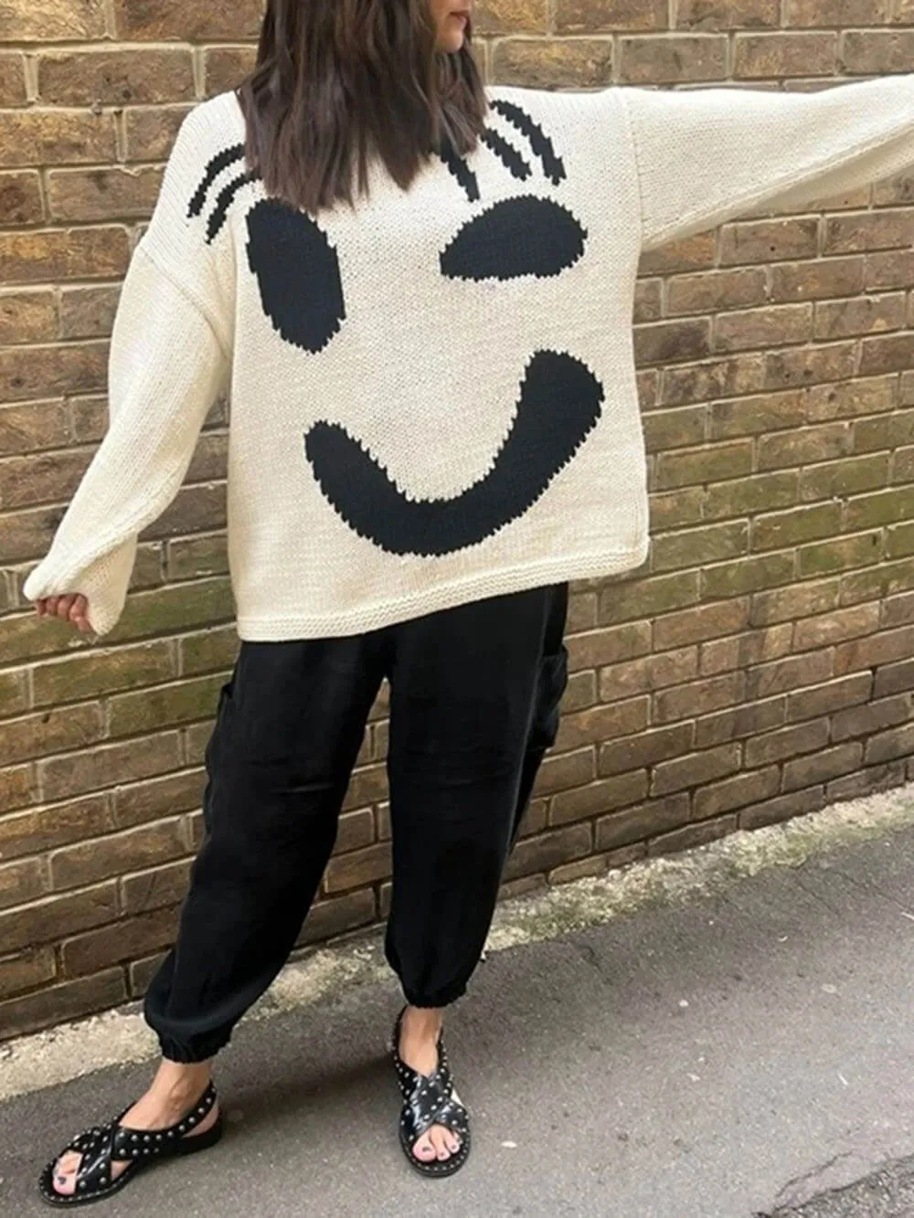 Alessandra – Women's Knitted Oversized Sweater