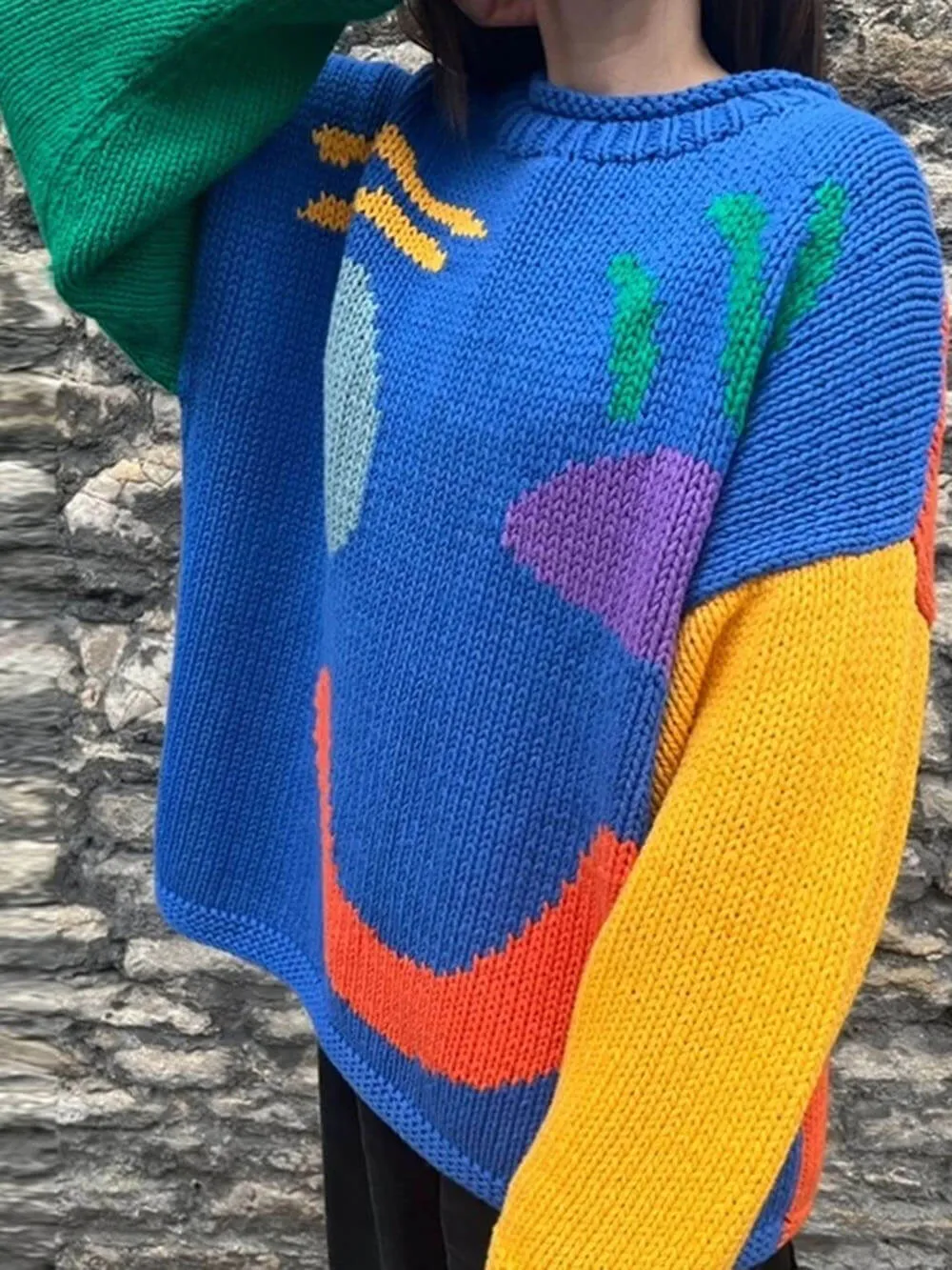 Alessandra – Women's Knitted Oversized Sweater