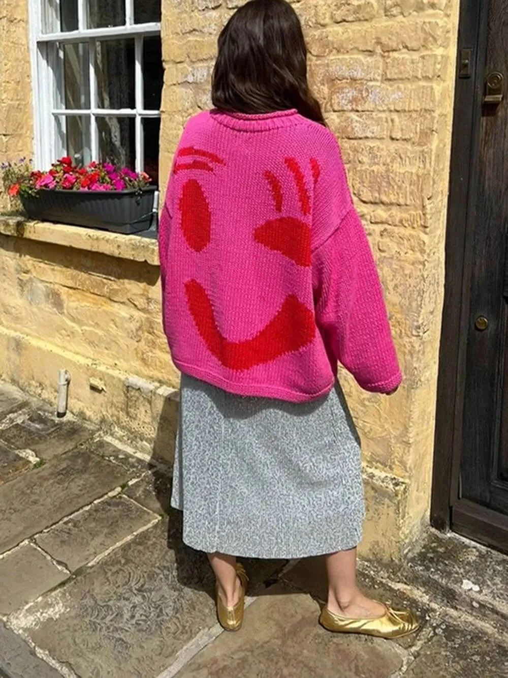 Alessandra – Women's Knitted Oversized Sweater