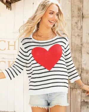 Amelie Heart Sweater