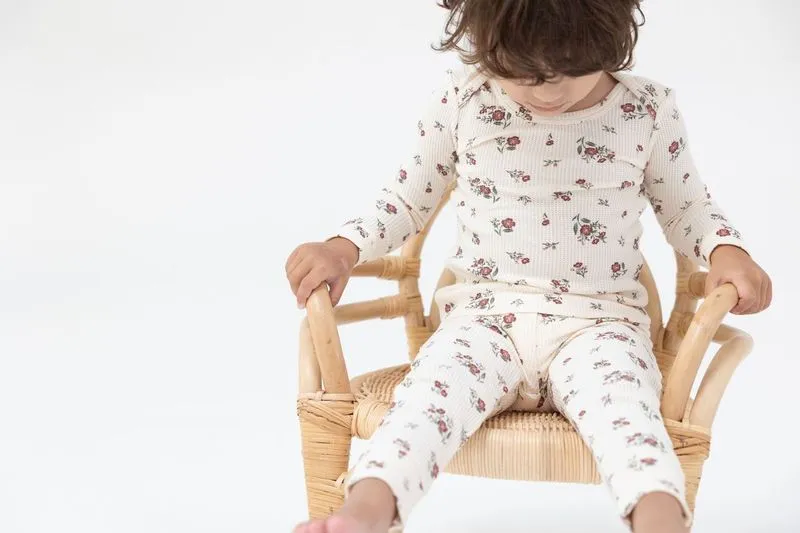 Angel Dear - Lounge Wear Set L/S - Misty Rose Floral