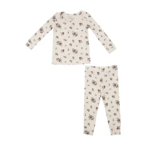 Angel Dear - Lounge Wear Set L/S - Misty Rose Floral