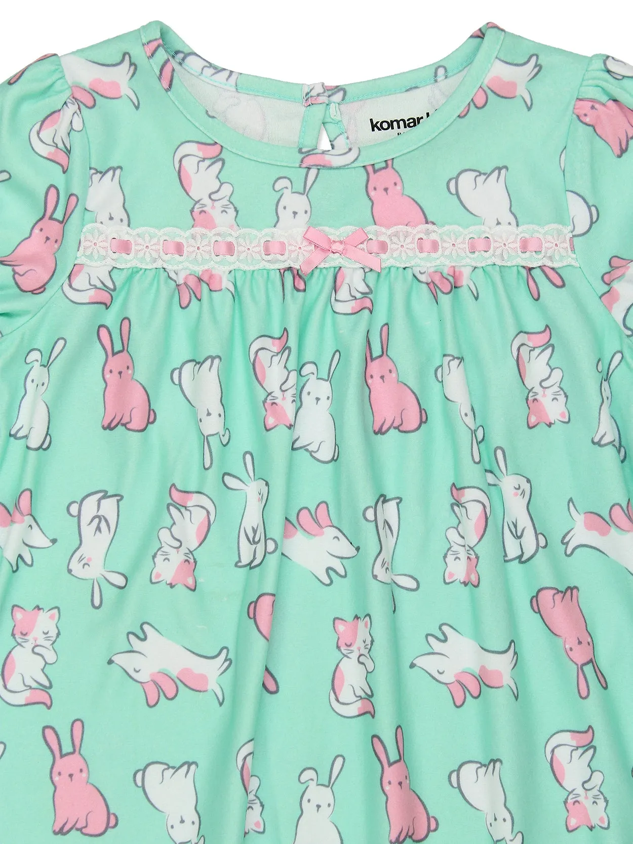Animals Flannel Granny Gown Nightgown