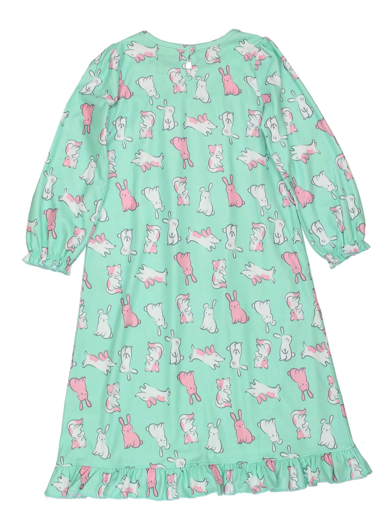 Animals Flannel Granny Gown Nightgown