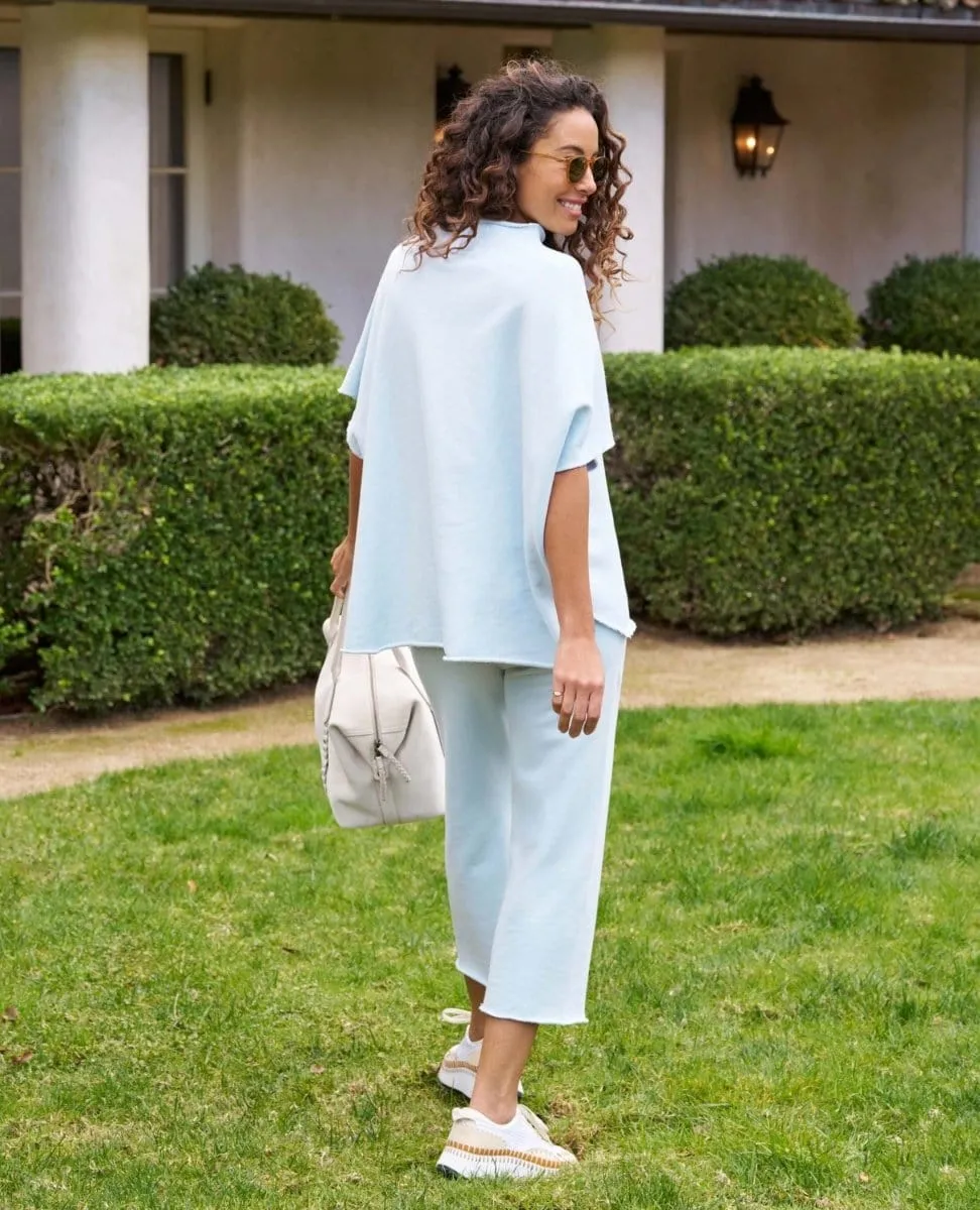 Audrey Short Sleeve Capelet Ice