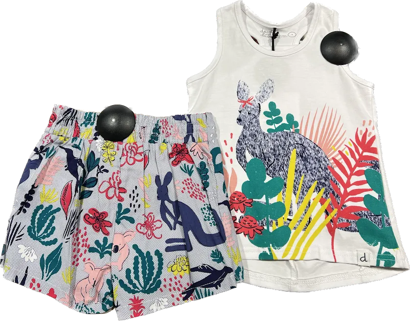 Australia Tank Top and Short Set