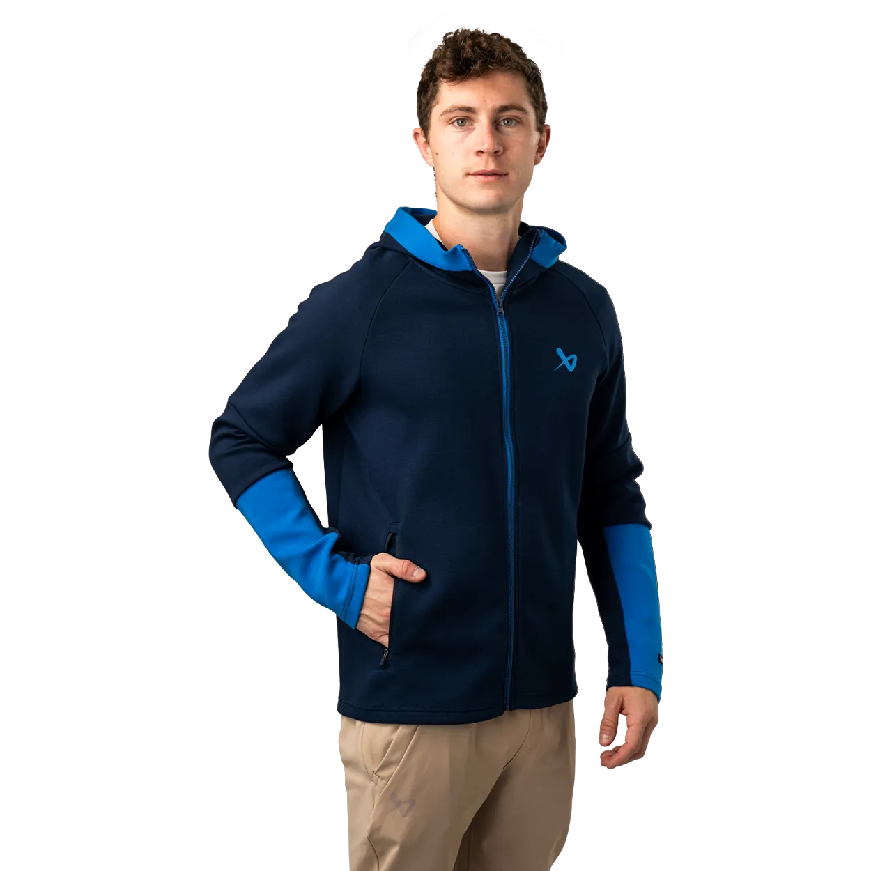BAUER FLC COLORBLOCK FULLZIP SENIOR