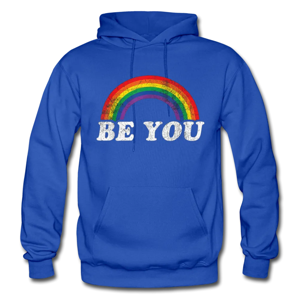 Be You LGBTQ Pride Rainbow Men's/Unisex Premium Adult T-Shirt
