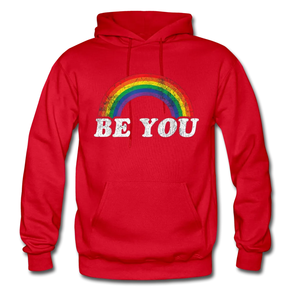 Be You LGBTQ Pride Rainbow Men's/Unisex Premium Adult T-Shirt
