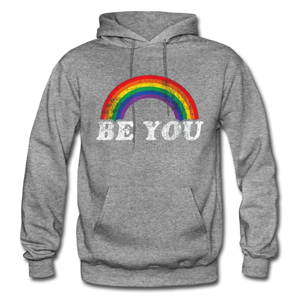 Be You LGBTQ Pride Rainbow Men's/Unisex Premium Adult T-Shirt