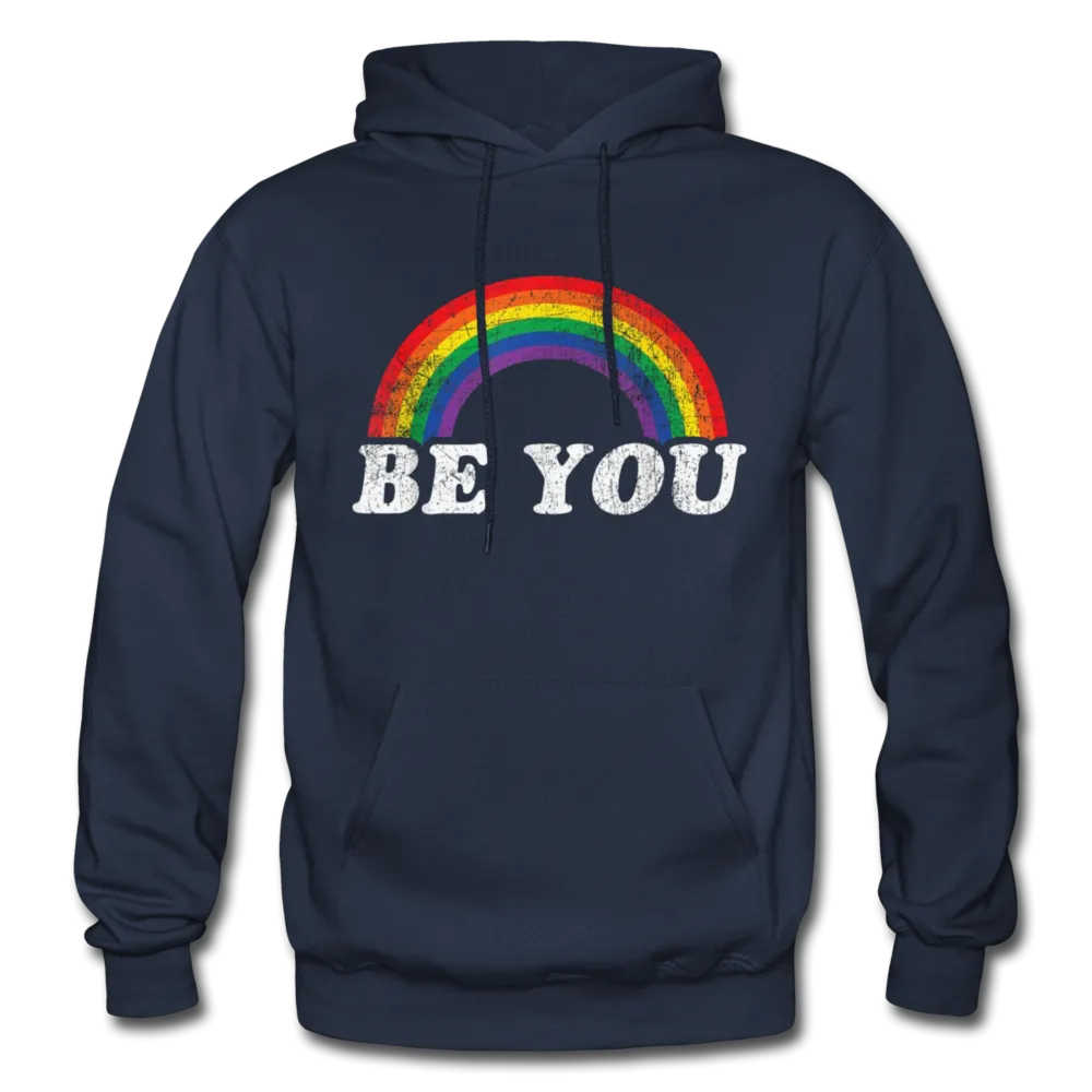 Be You LGBTQ Pride Rainbow Men's/Unisex Premium Adult T-Shirt