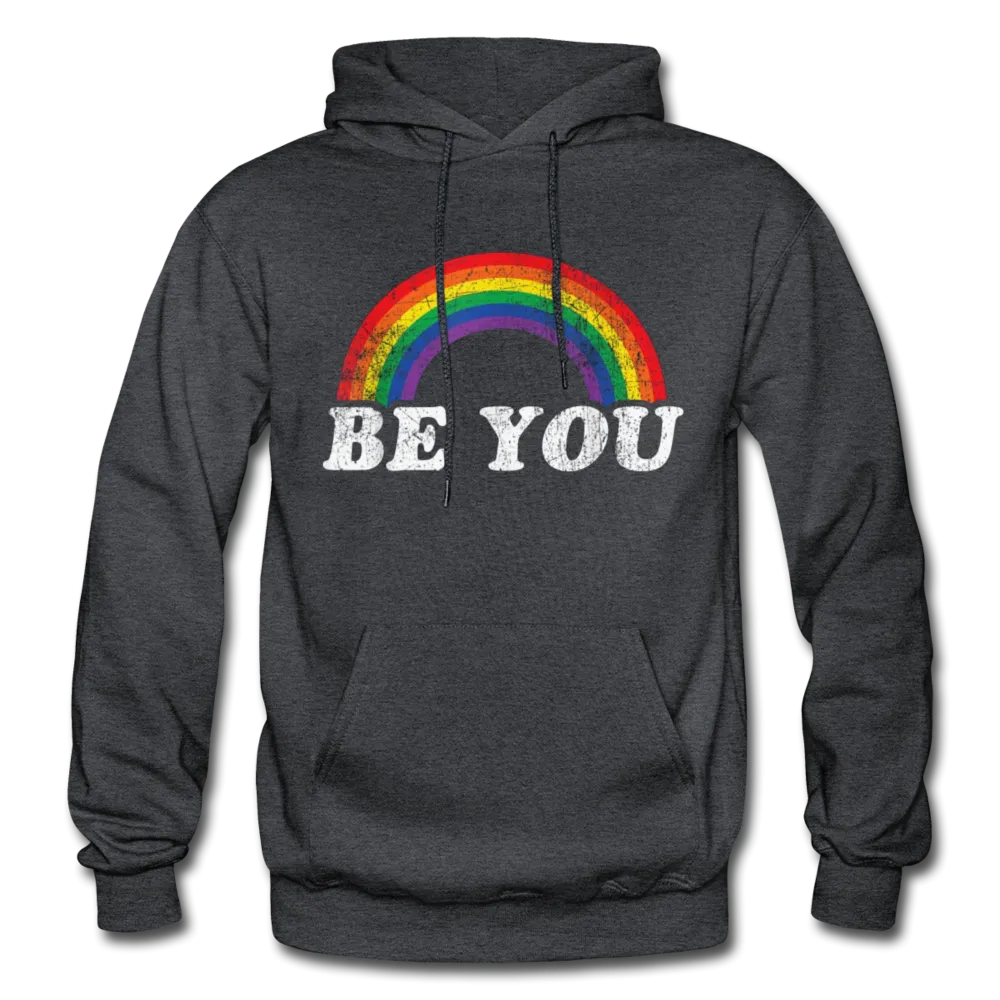 Be You LGBTQ Pride Rainbow Men's/Unisex Premium Adult T-Shirt