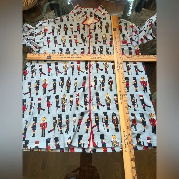 Bed Head PJs 2 Piece Pajamas Set Shirt Pants Organic Cotton Nutcracker Holiday