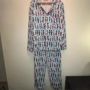 Bed Head PJs 2 Piece Pajamas Set Shirt Pants Organic Cotton Nutcracker Holiday