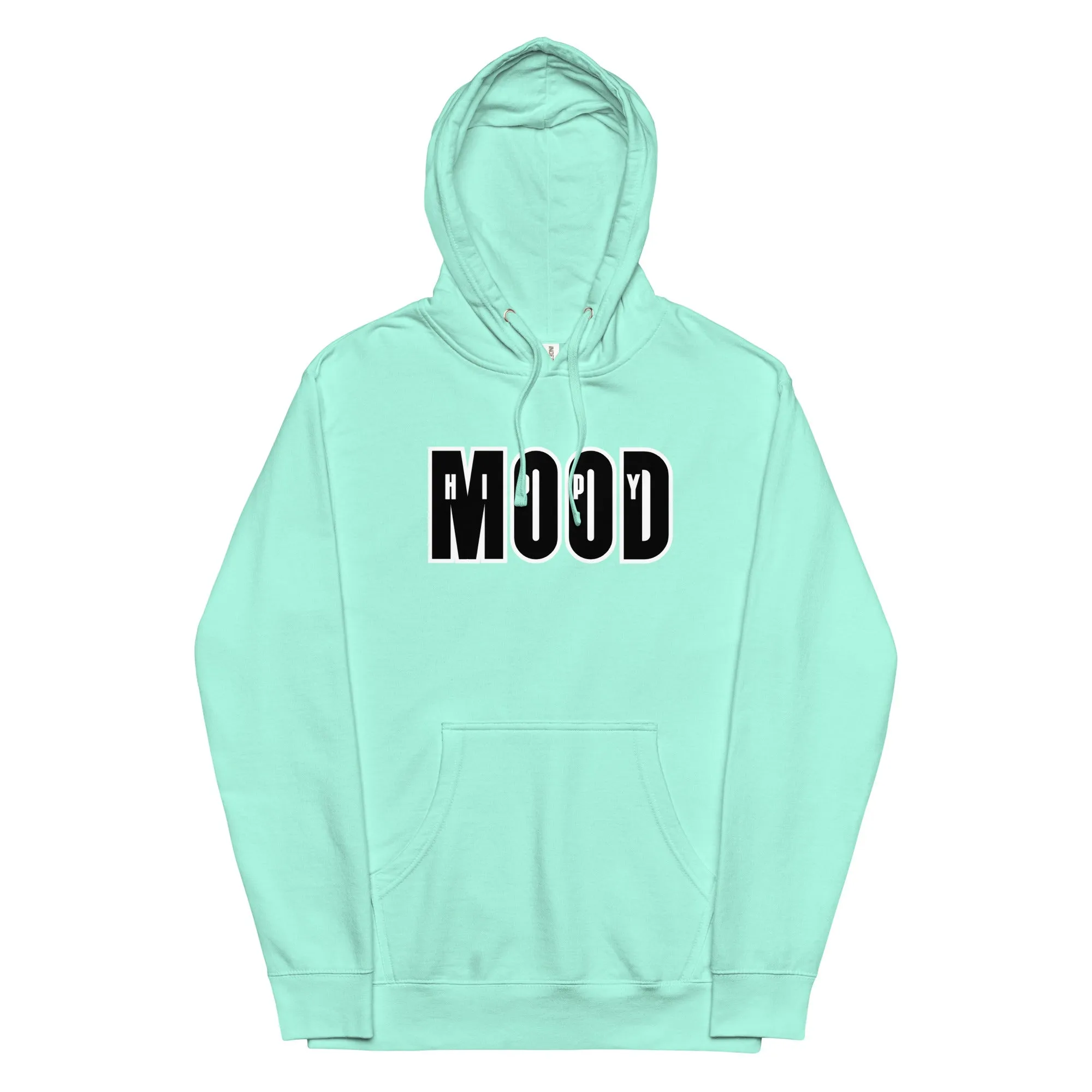 Black & White Print Pullover Hoodie