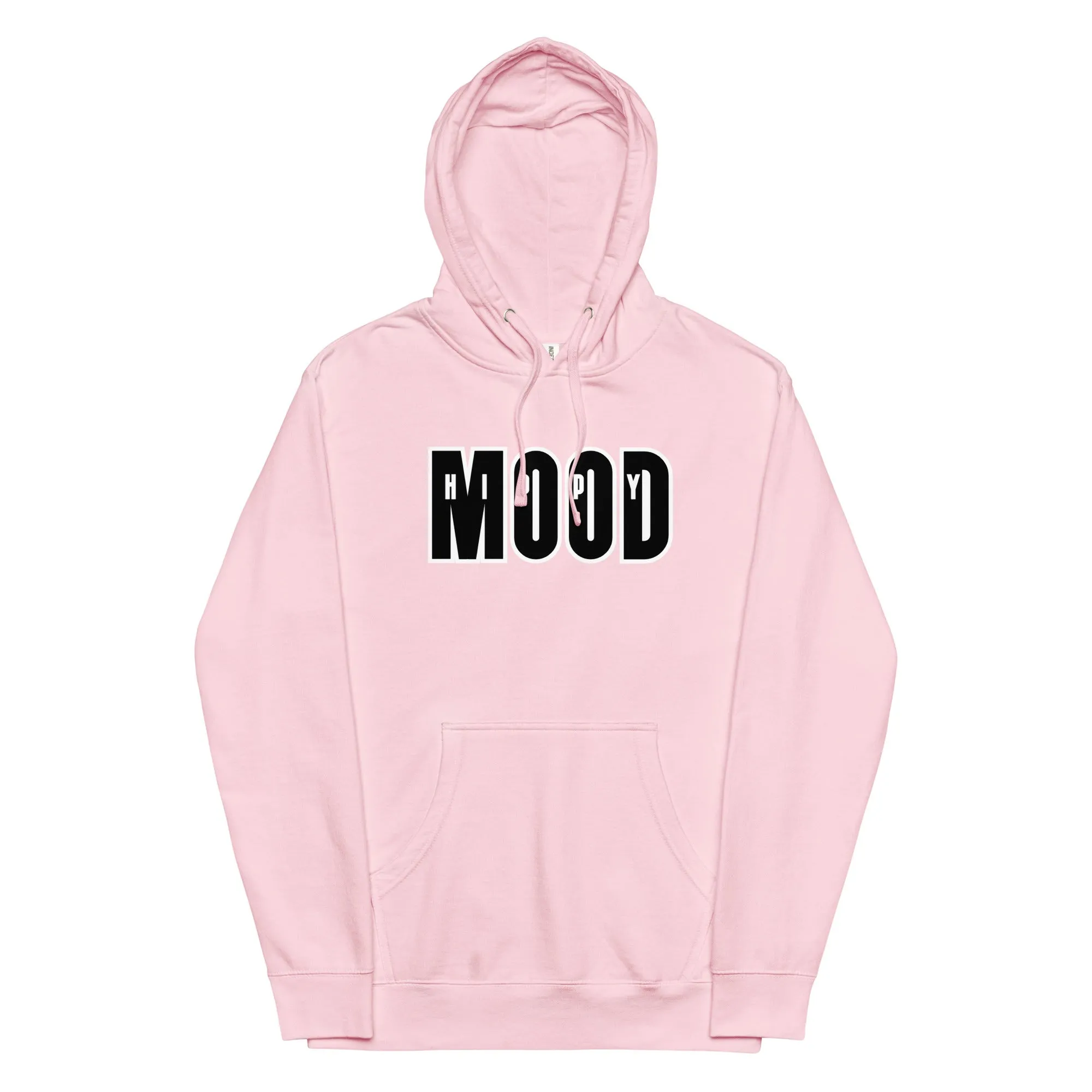Black & White Print Pullover Hoodie