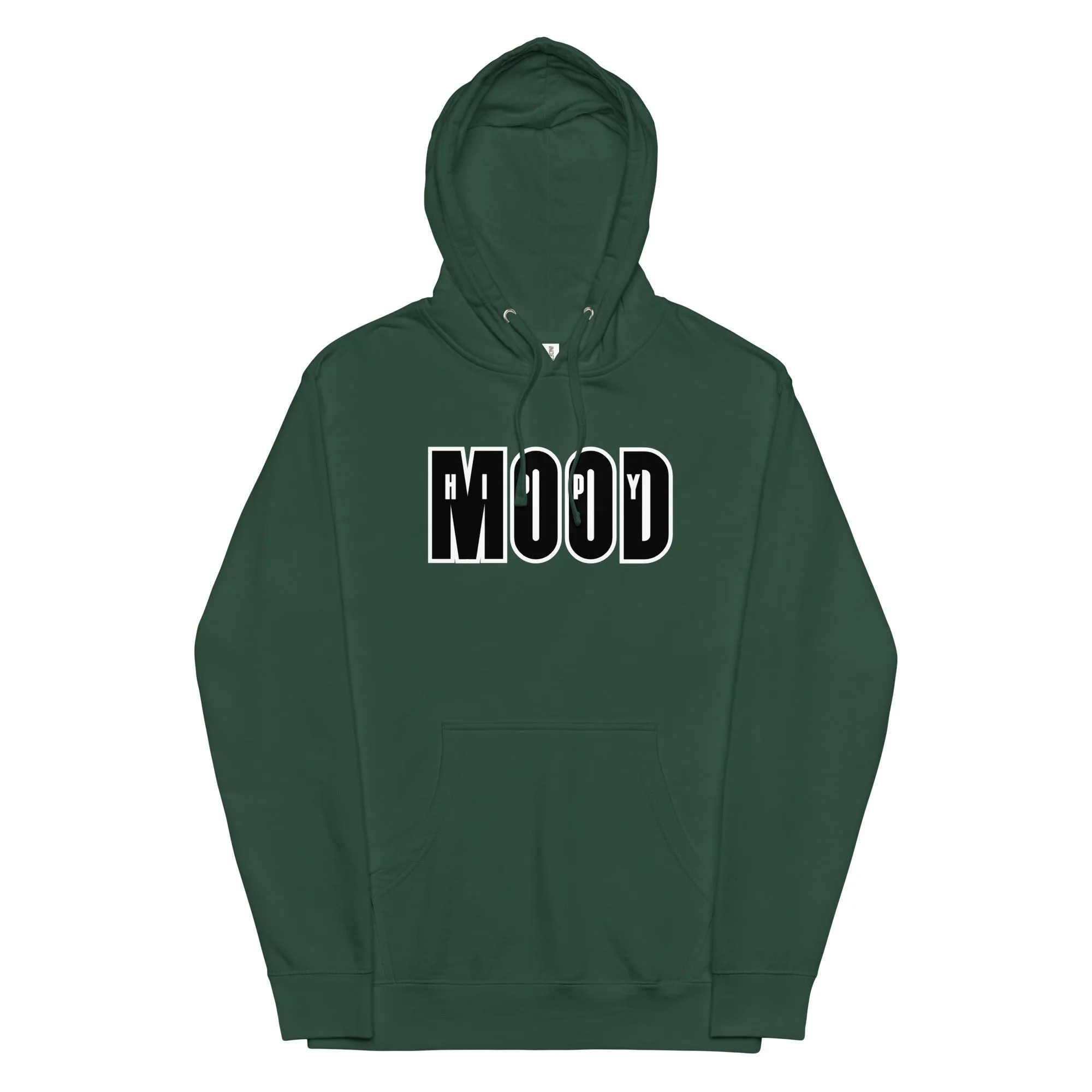 Black & White Print Pullover Hoodie