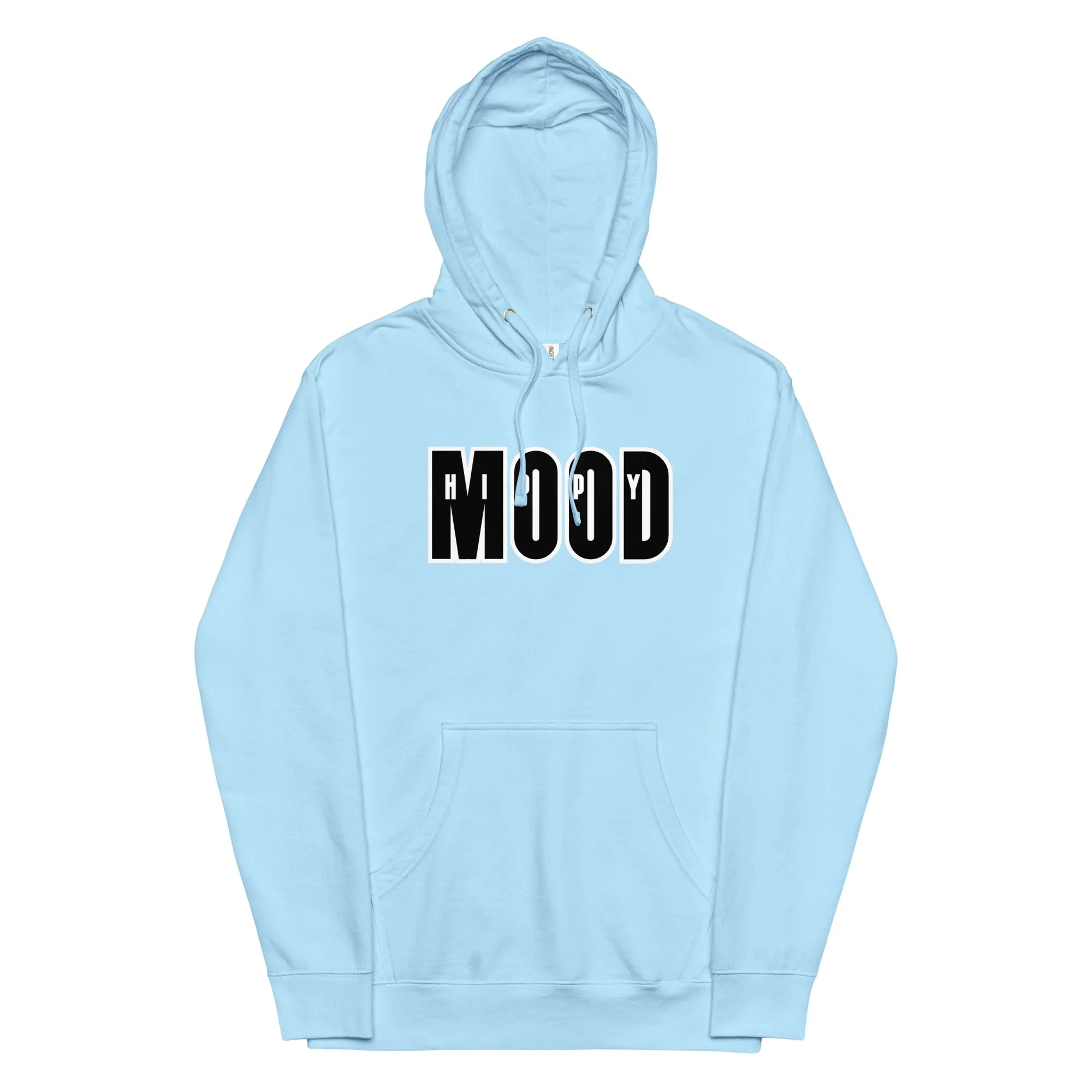 Black & White Print Pullover Hoodie