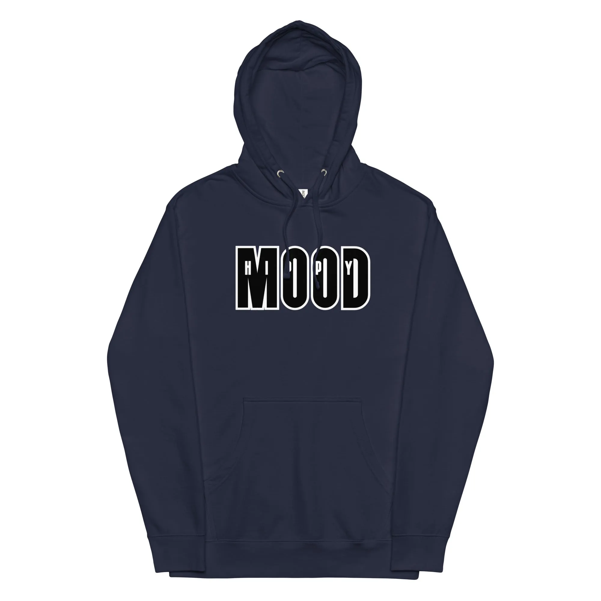Black & White Print Pullover Hoodie