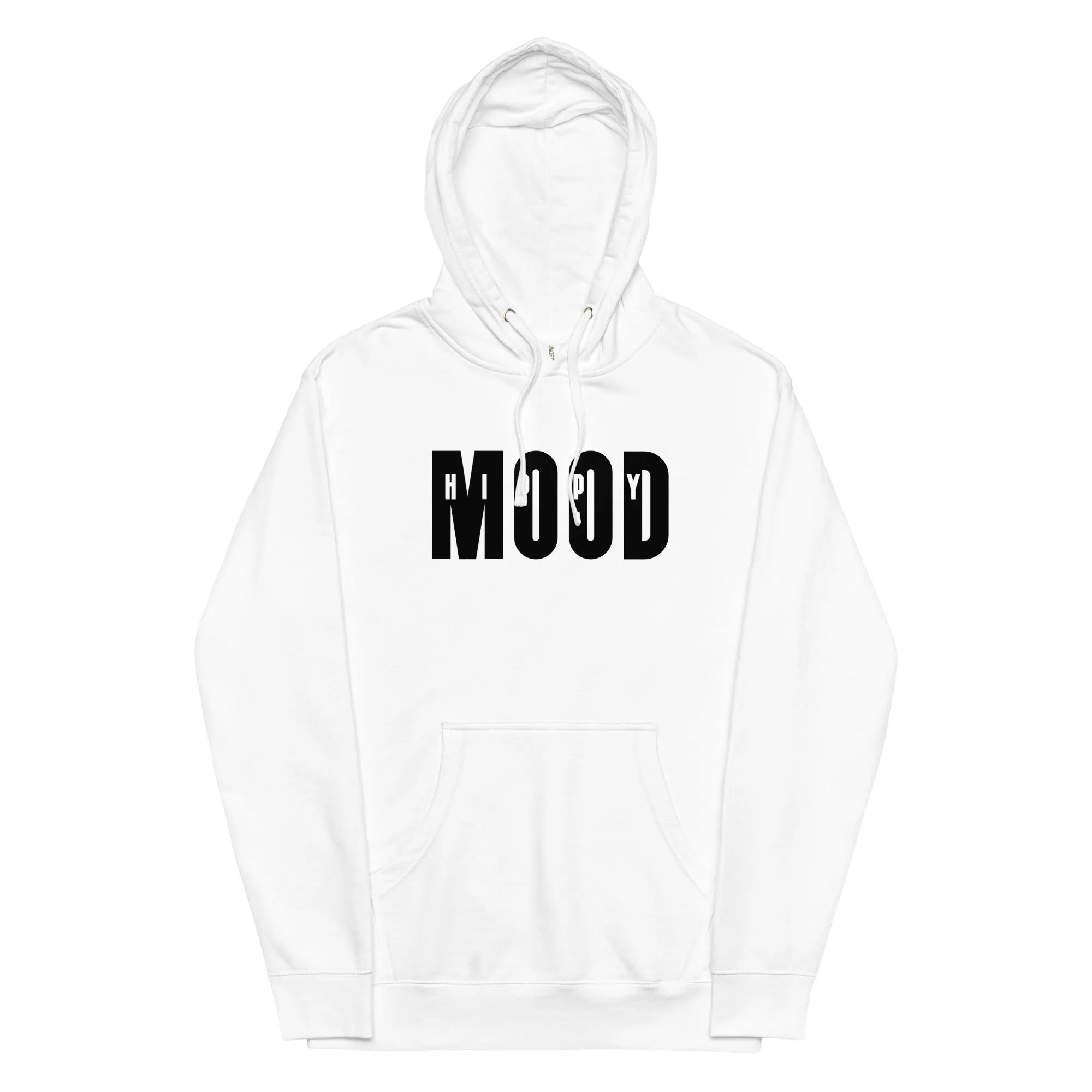 Black & White Print Pullover Hoodie