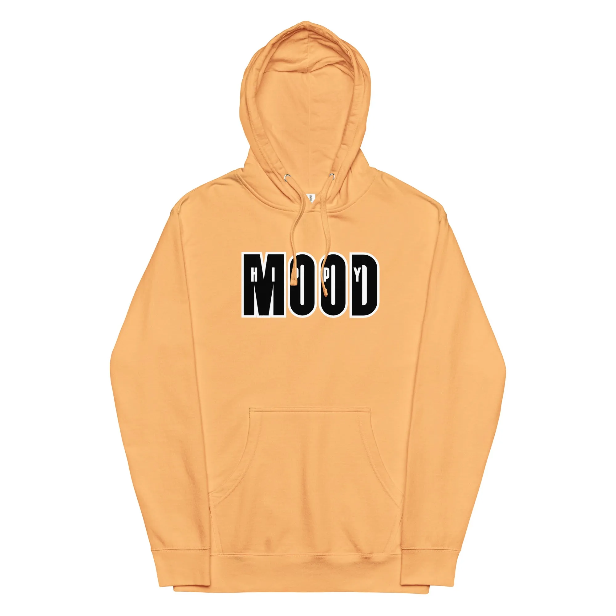 Black & White Print Pullover Hoodie