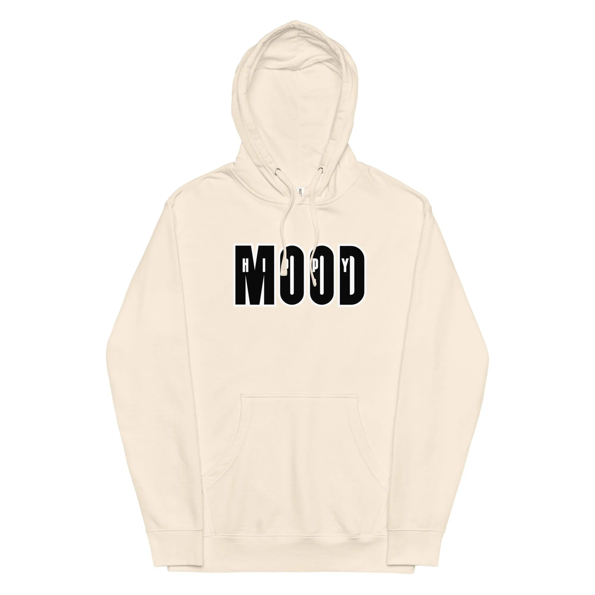 Black & White Print Pullover Hoodie