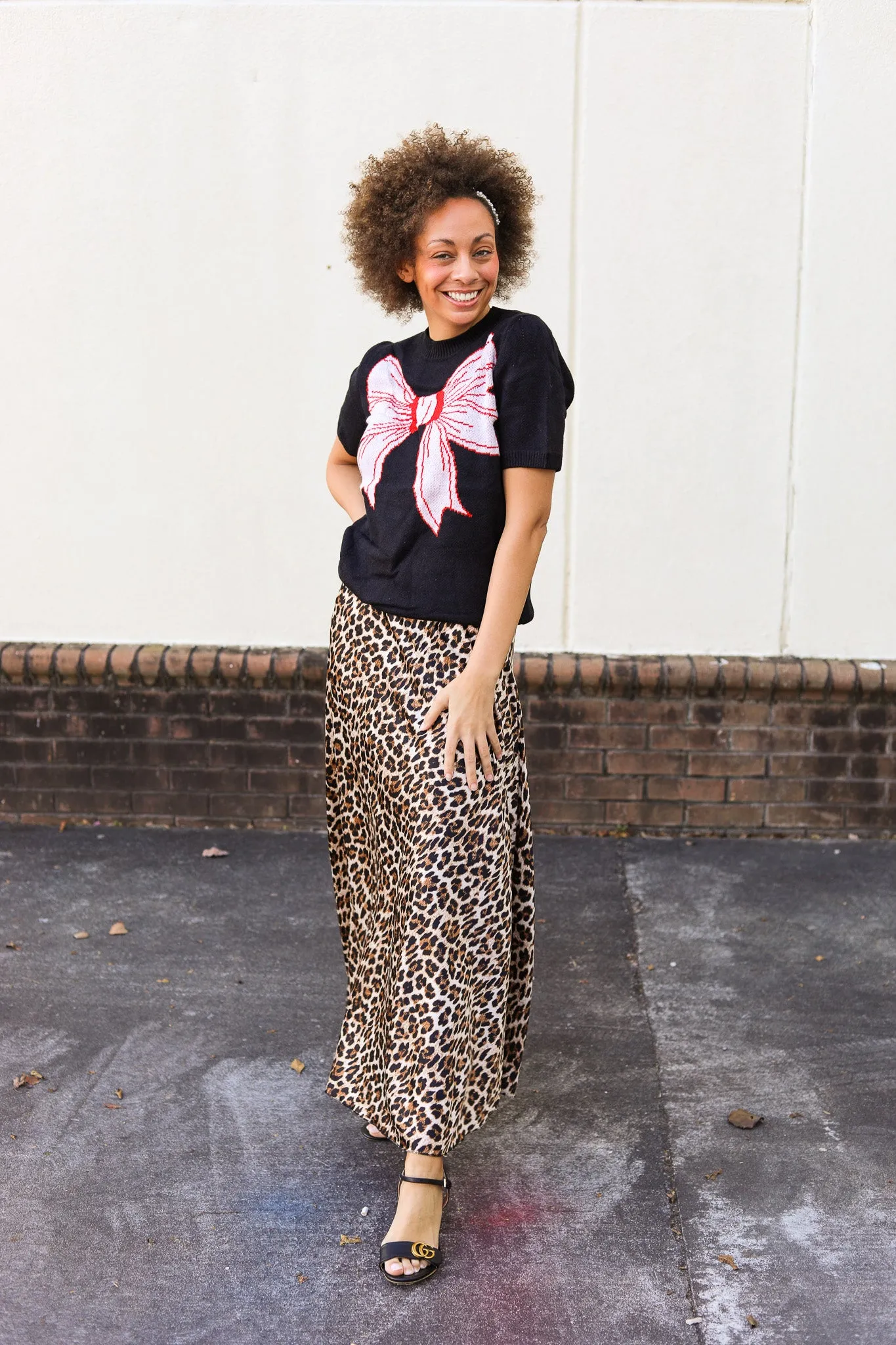 Black Bow Sweater