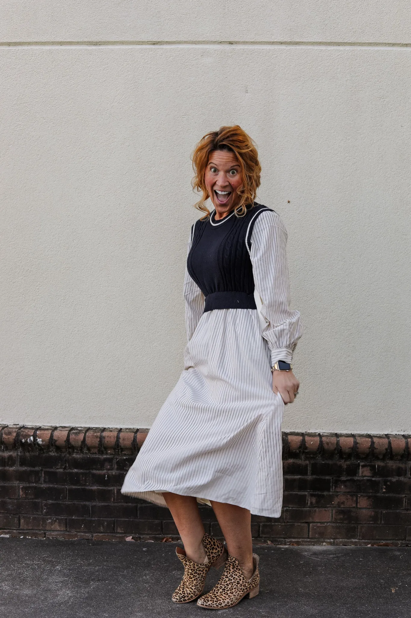 Blanche Sweater Vest Dress