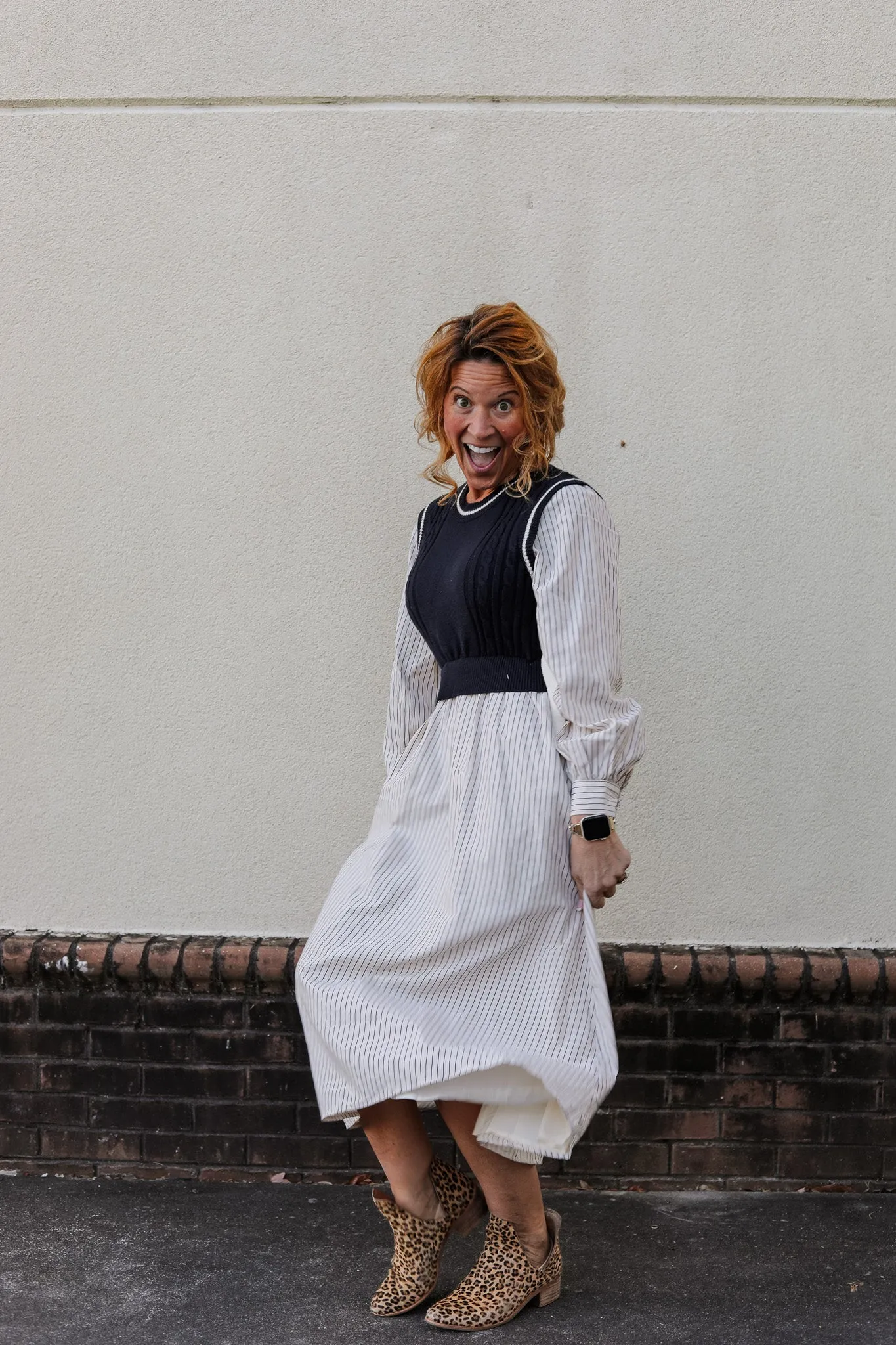 Blanche Sweater Vest Dress
