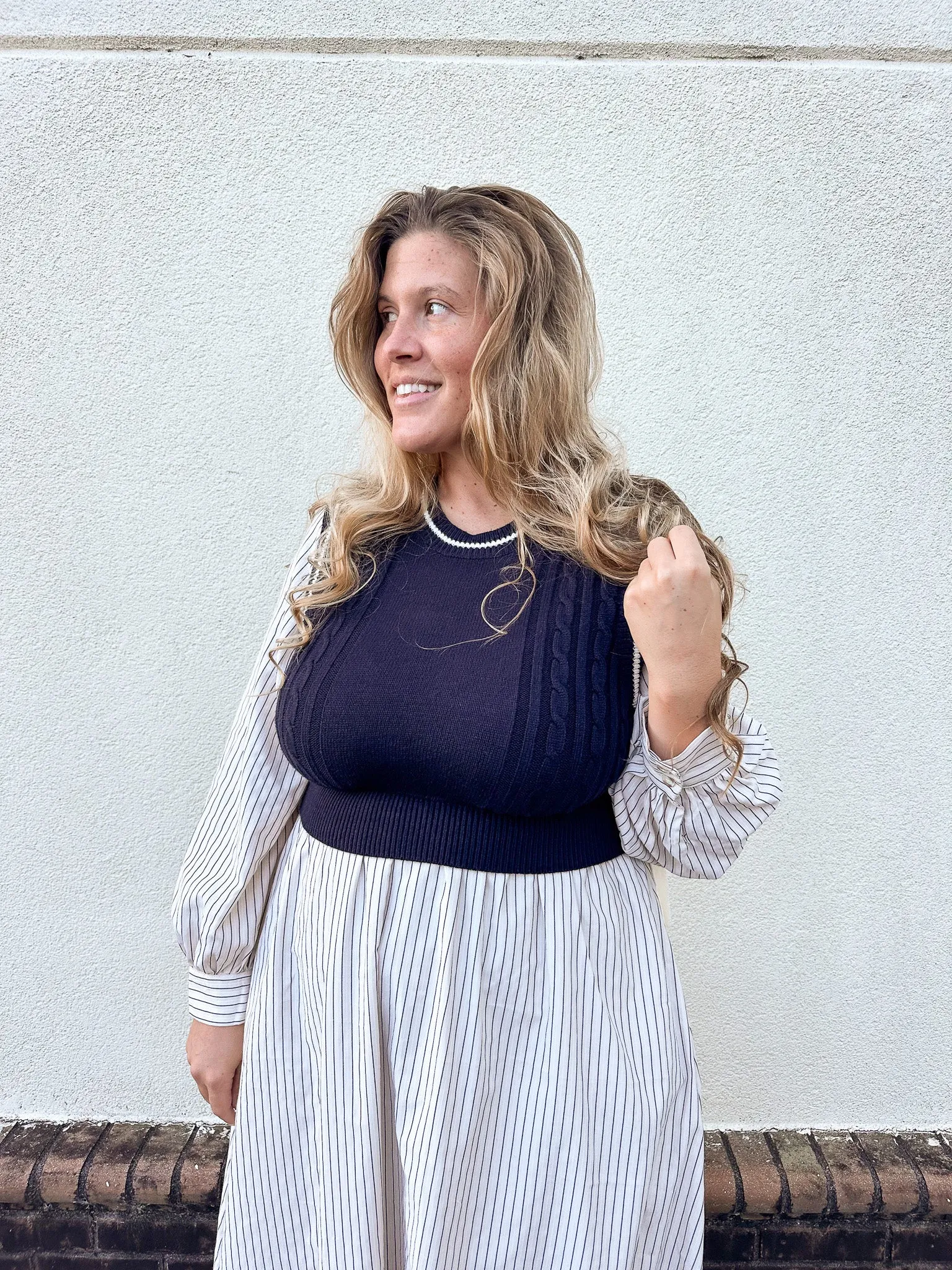 Blanche Sweater Vest Dress