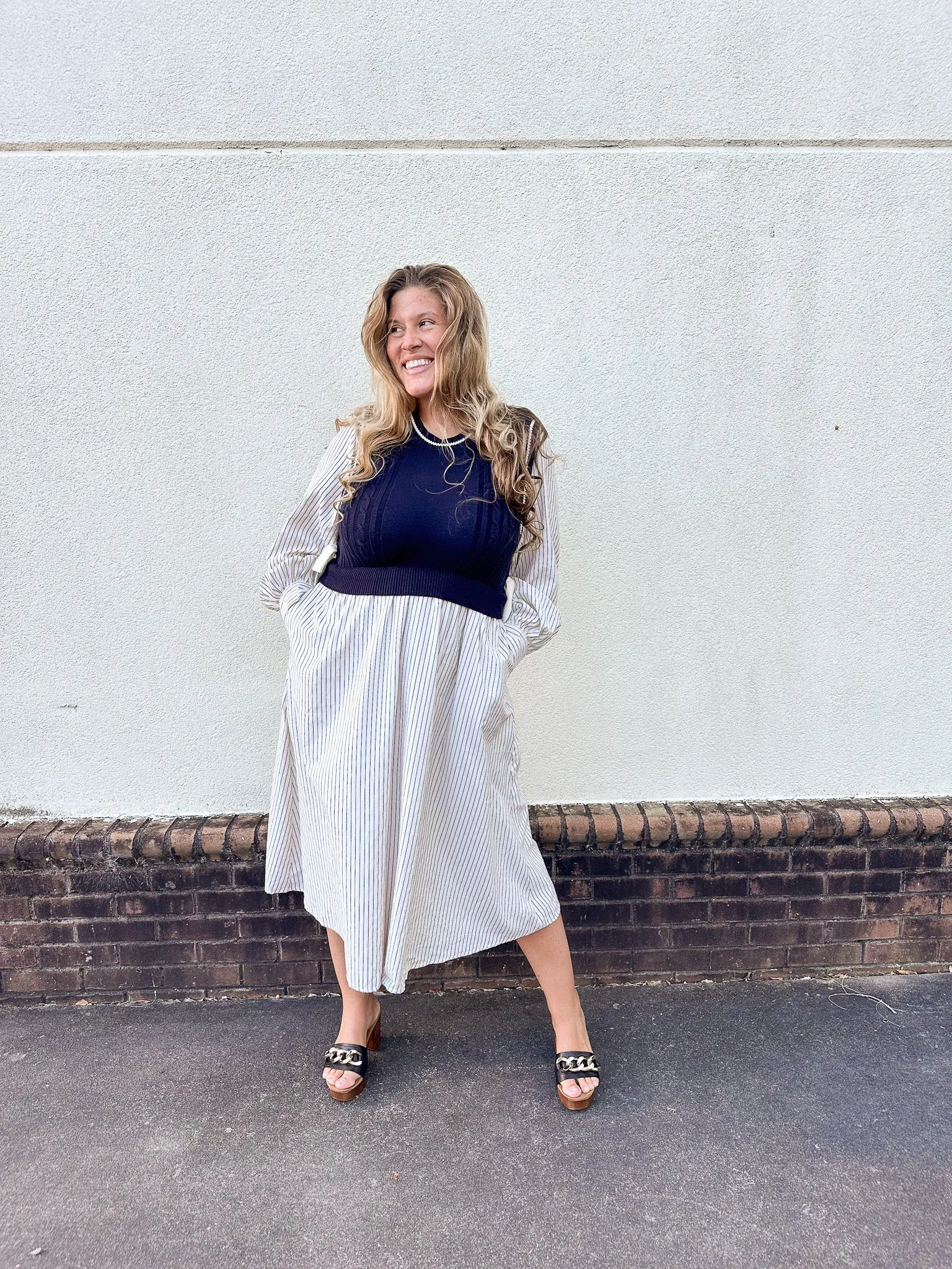 Blanche Sweater Vest Dress