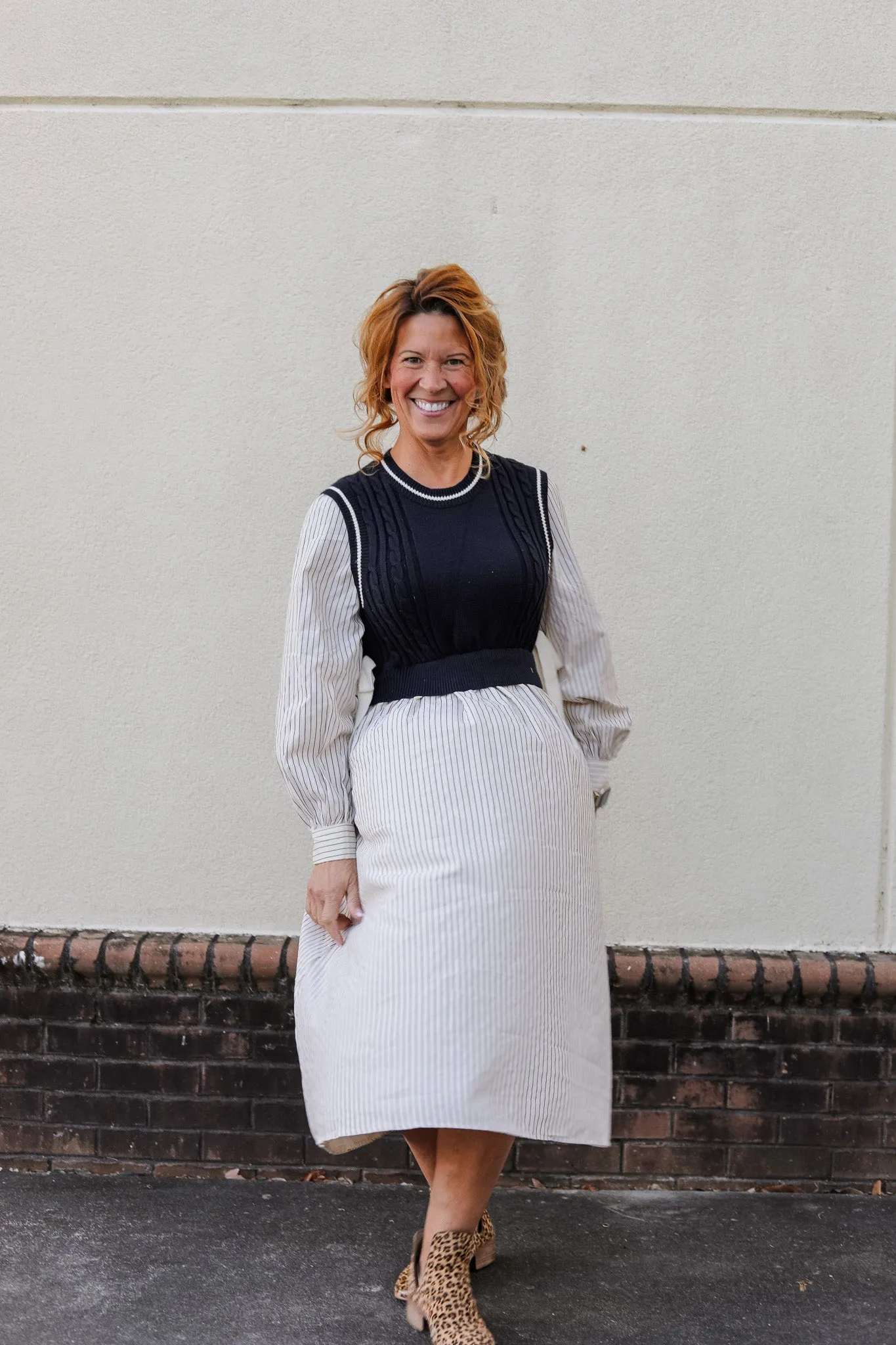 Blanche Sweater Vest Dress