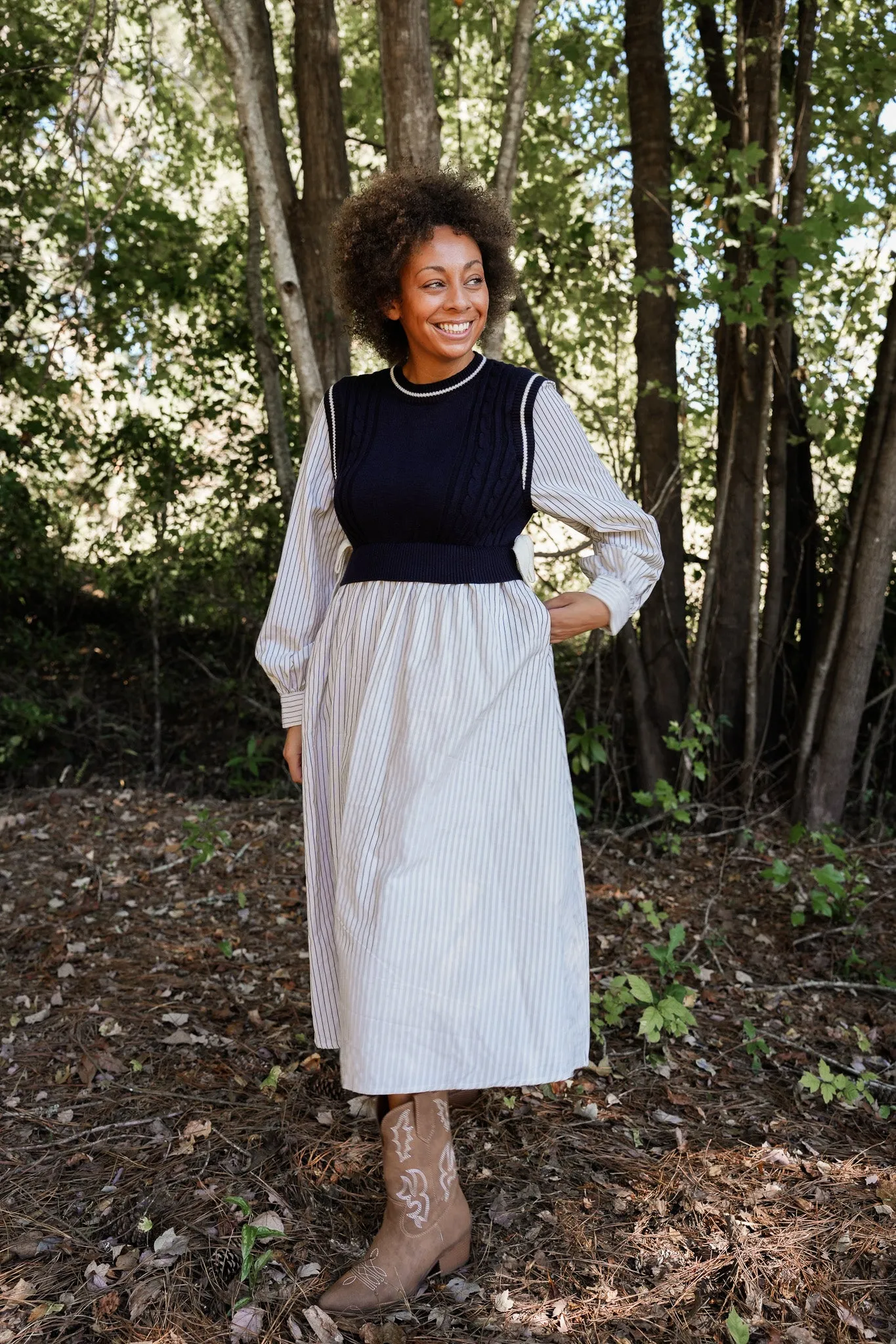 Blanche Sweater Vest Dress