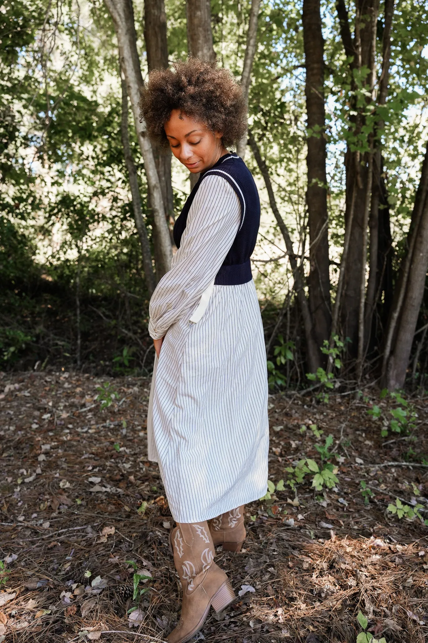 Blanche Sweater Vest Dress