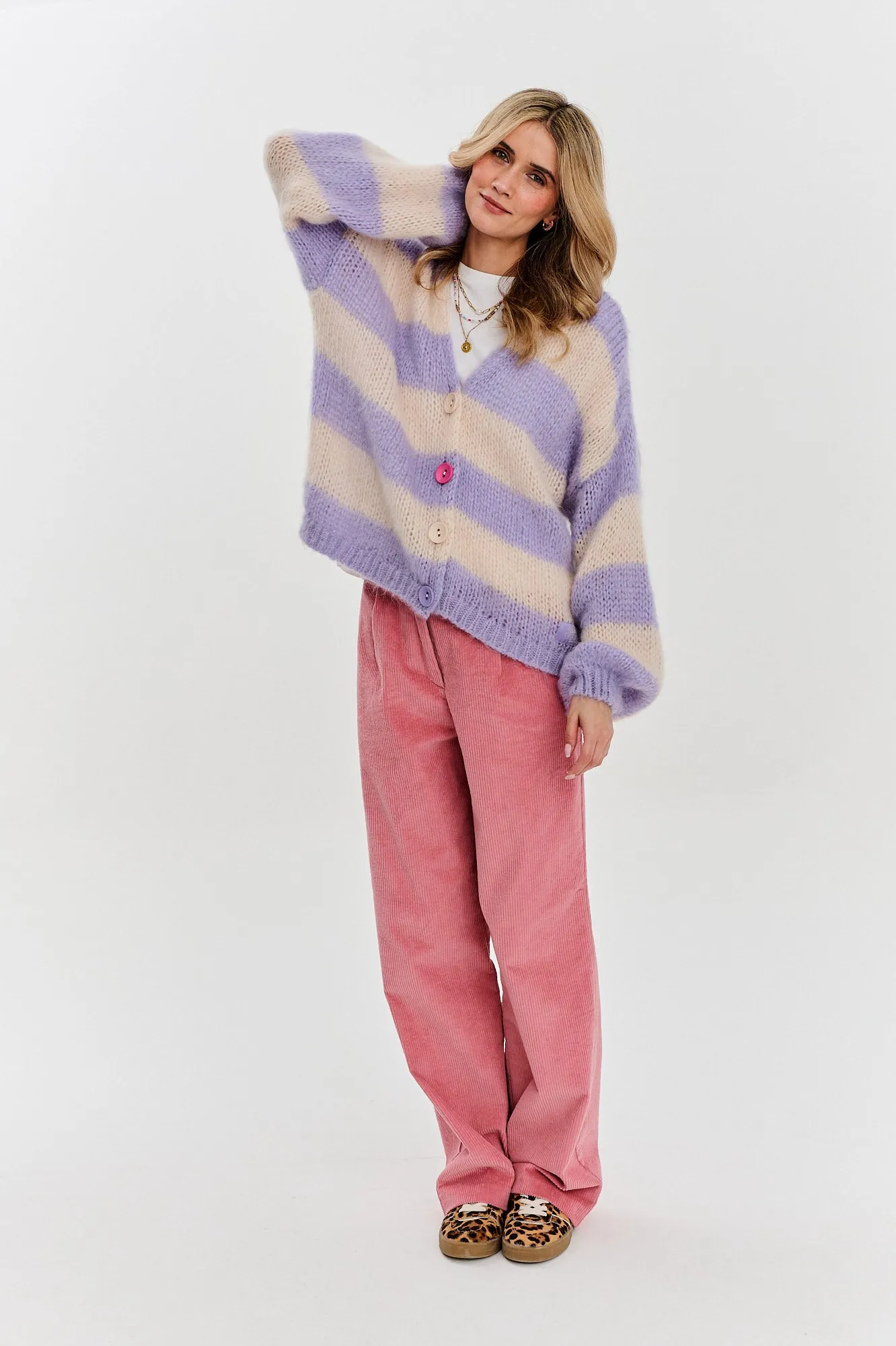 Blooming Dahlia cardigan