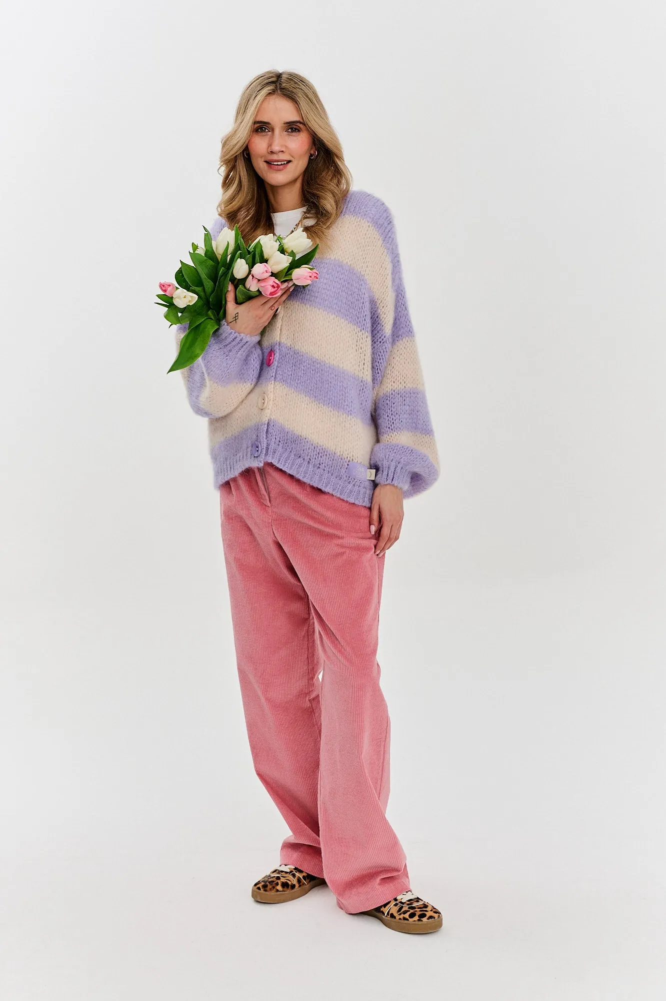 Blooming Dahlia cardigan