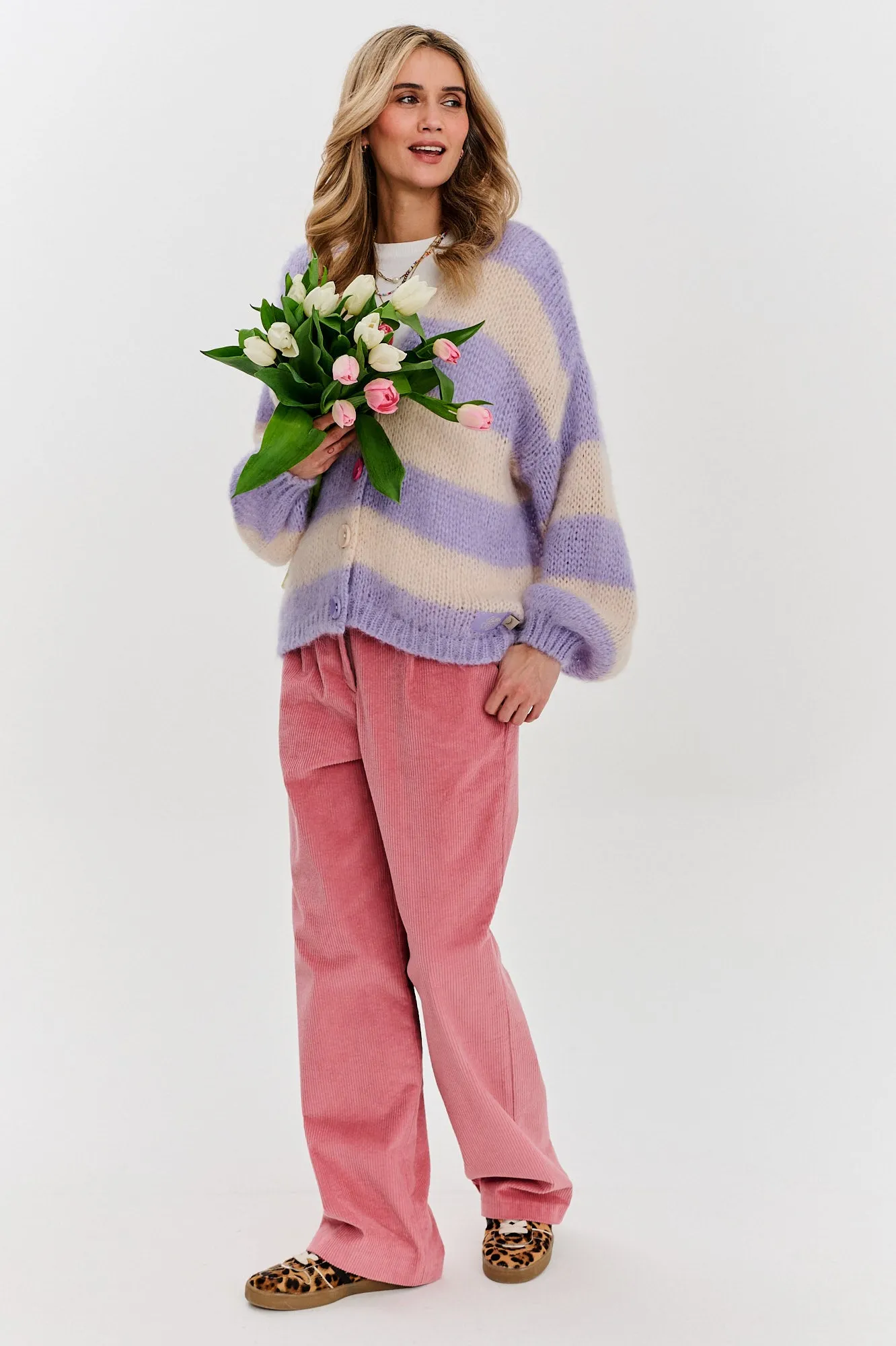 Blooming Dahlia cardigan