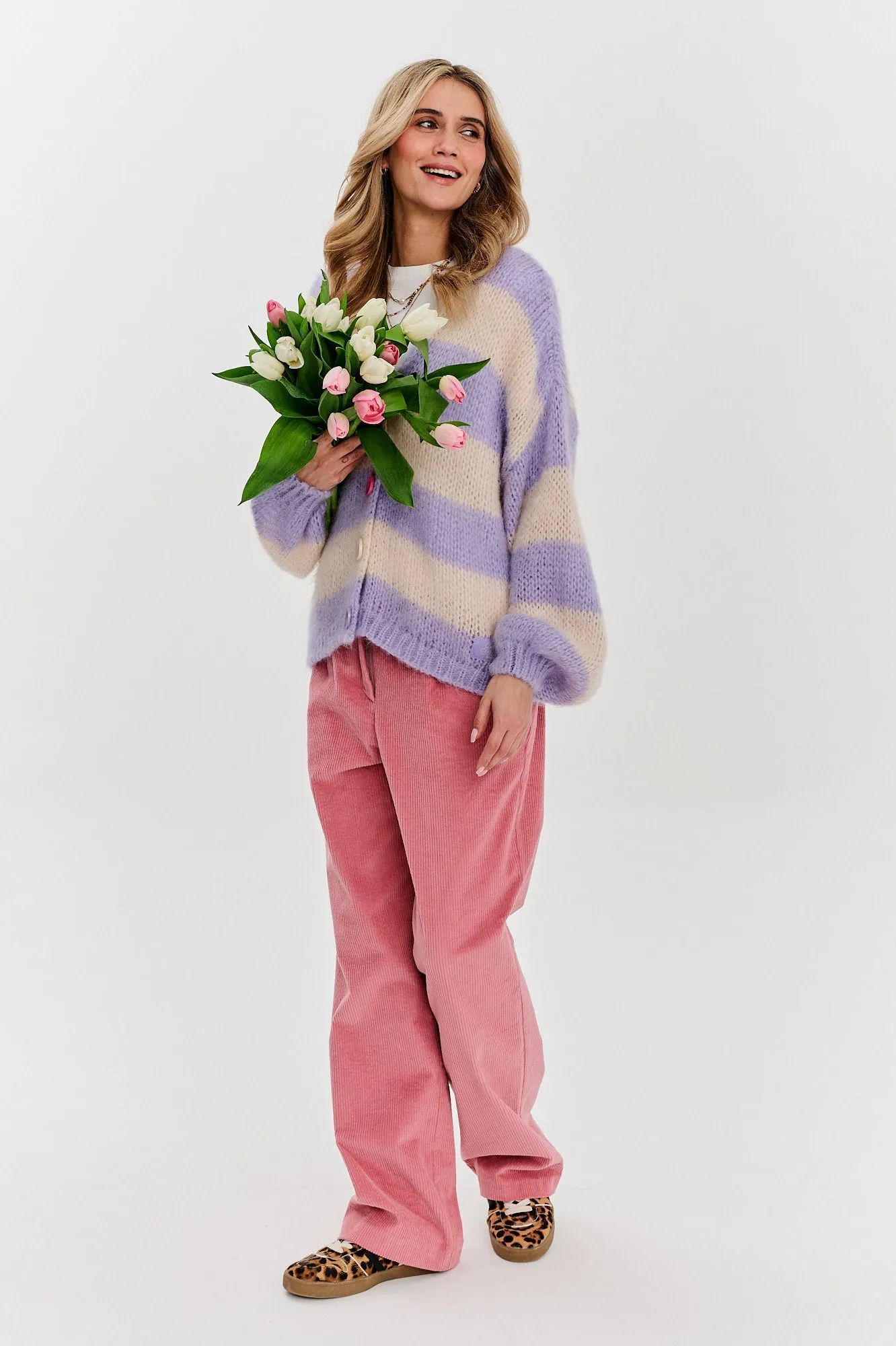 Blooming Dahlia cardigan