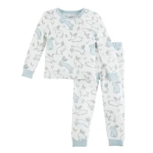 Blue Bunny Pajama Set